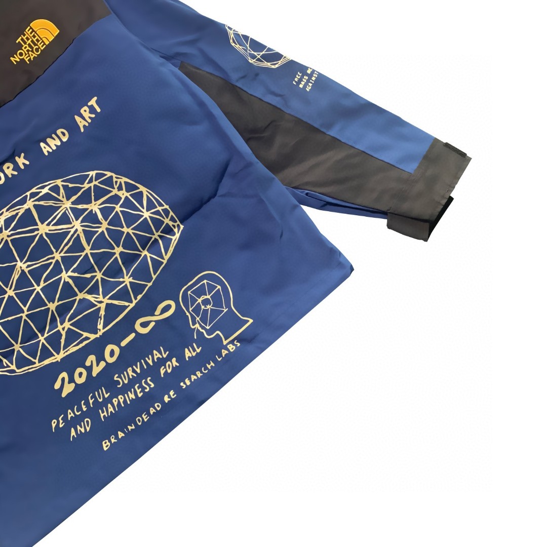 The North Face x Brain Dead 联名款 Printed Mountain Jacket 北面 脑死亡涂鸦冲锋衣 夾克 防水 防風 外套 男款 女款 NF0A4QR9JC6