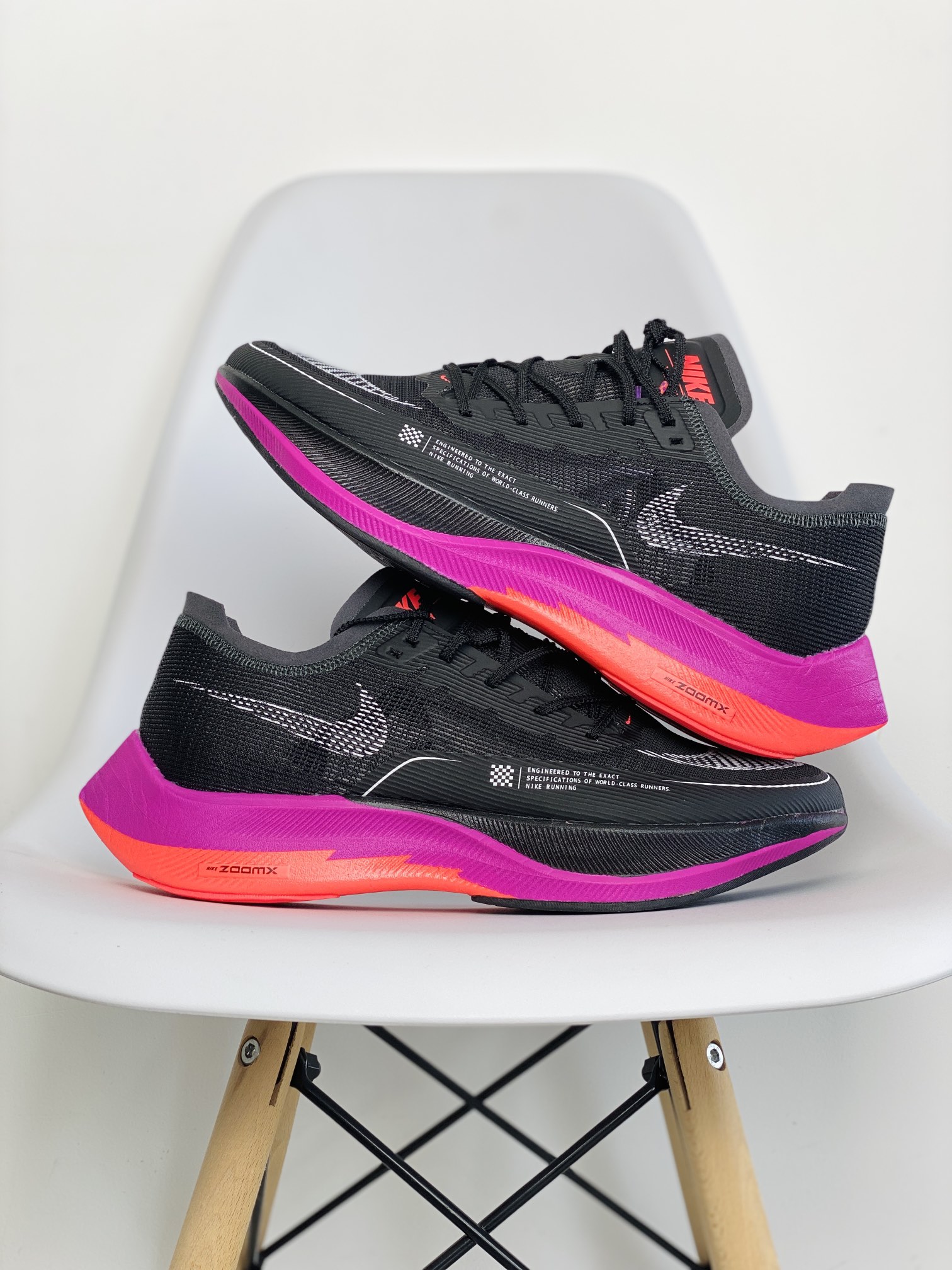 zoomX Vaporfly Next%2 黑紫 低筒 减震防滑 运动鞋 跑步鞋 男鞋 女鞋  CU4111-002