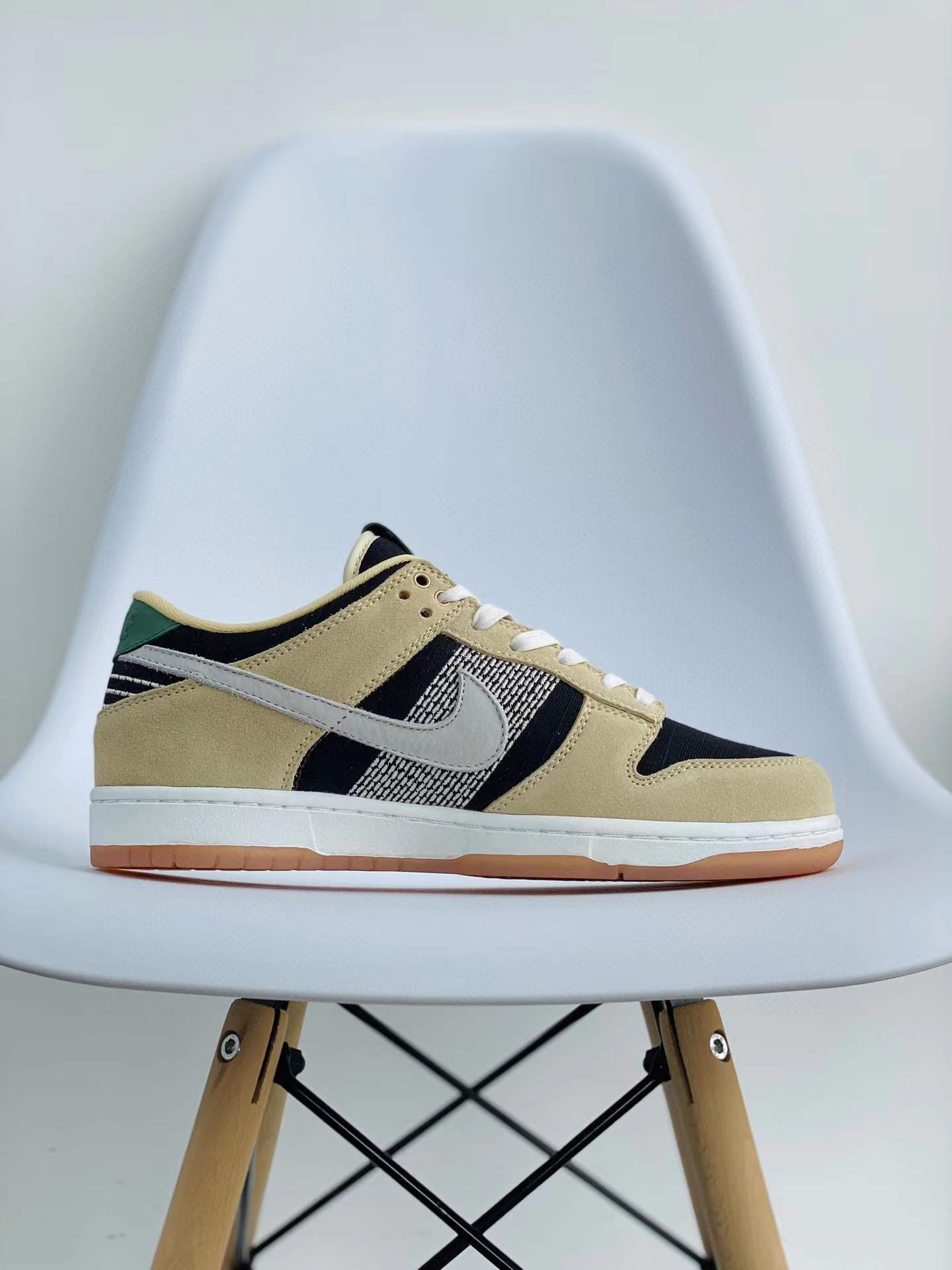  dunk Low Rooted in Peace 庭师 杏白黑  低筒 复古板鞋 休闲鞋 男鞋 女鞋DJ4671-294