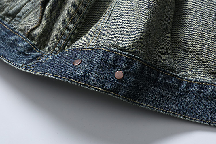 MADNESS JACKET 牛仔外套 复古蓝 水洗 大口袋 日系 外套长袖 秋冬季 休闲 男女同款