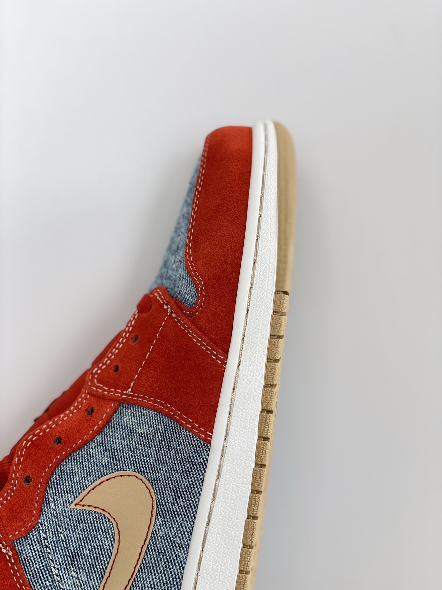 Air Jordan 1 Mid AJ1 Denim 牛仔丹寧 休闲鞋 女鞋 男鞋 情侣鞋 板鞋  DM4352-600