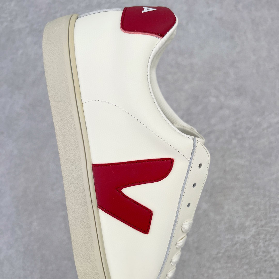 VEJA Esplar 白红 皮革 低筒 板鞋 休闲鞋 运动鞋 女鞋 男鞋 EO022110