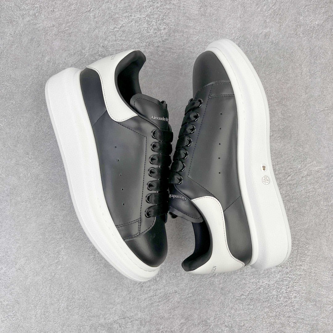 Alexander McQueen 麦昆 黑色 白尾 低筒 板鞋 休闲鞋 厚底鞋 增高鞋 男鞋 女鞋 553680WHGP51070