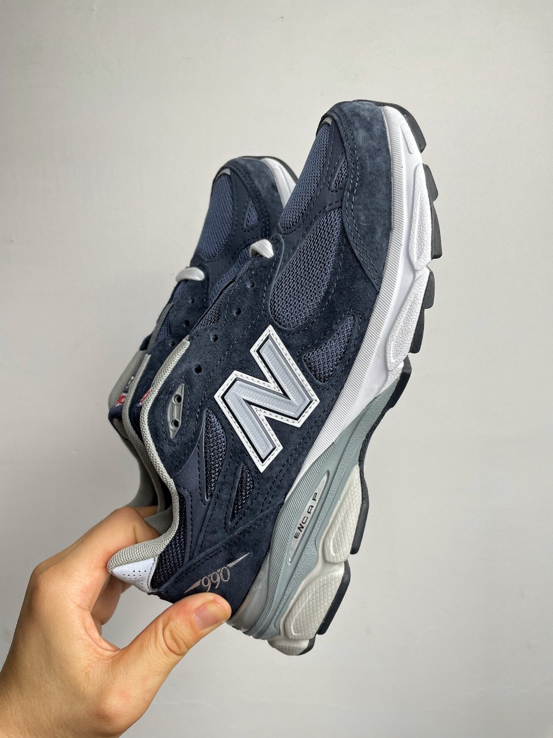 新版 New Balance 990 V3 藏蓝色 低筒 复古跑鞋 休闲鞋 板鞋 运动鞋 男鞋 女鞋 