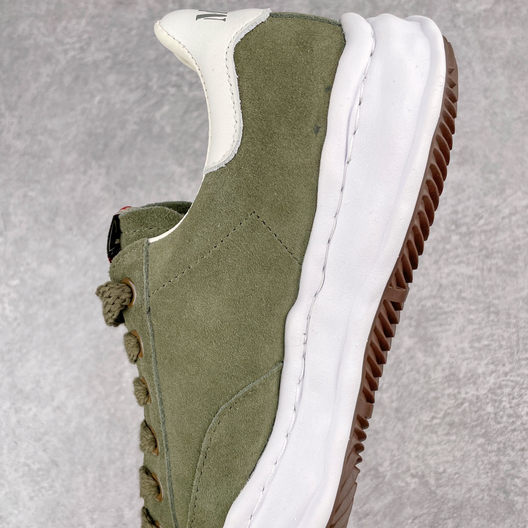 MIHARA YASUHIRO Original MMY 三原康裕 绿色 麂皮 低筒 溶胶鞋  板鞋 休闲鞋 增高鞋 男鞋 女鞋 A07FW708