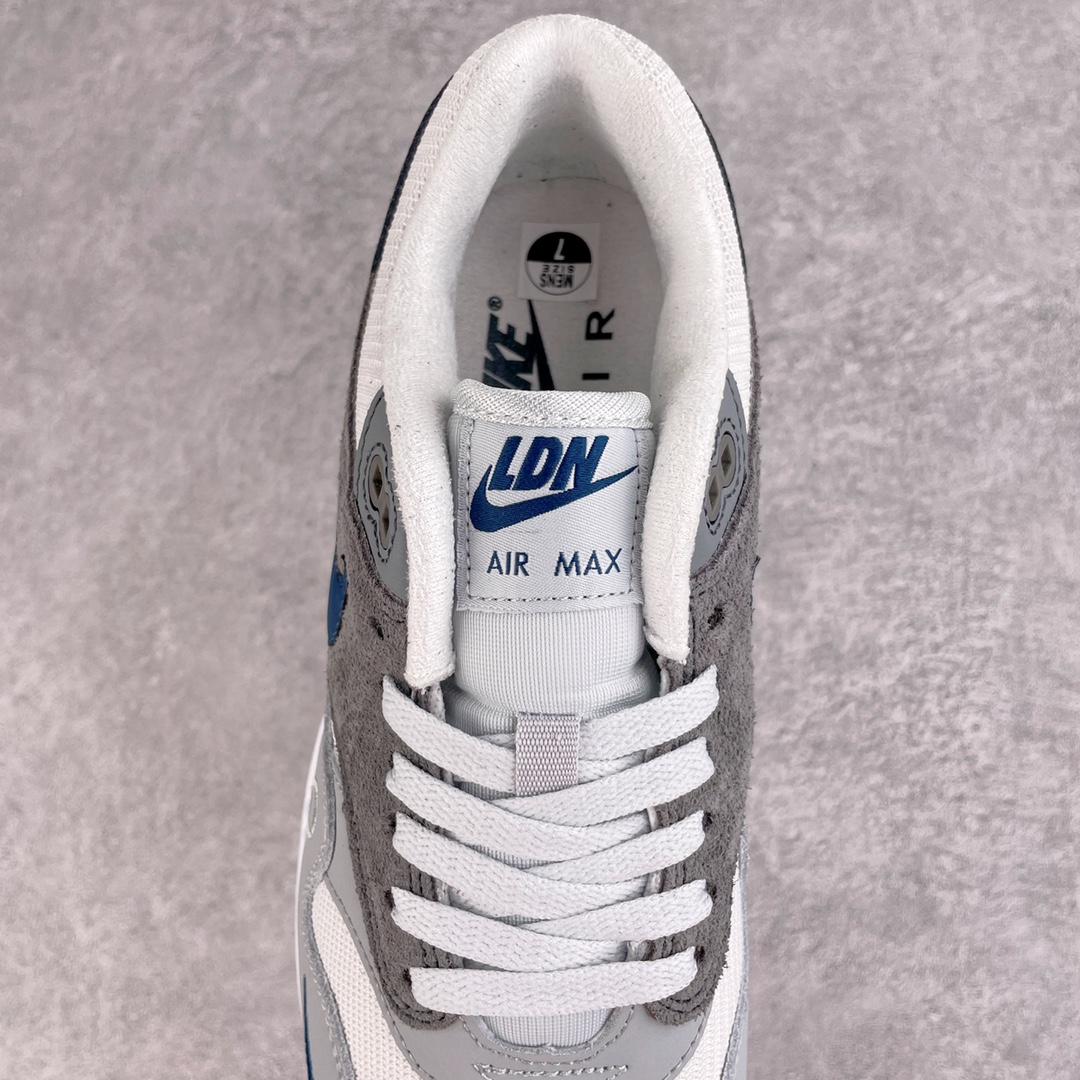 Air Max 1 London City Pack 伦敦城市公园 灰白黑 低筒 减震运动鞋 休闲鞋 板鞋 男鞋 女鞋 CV1639-001