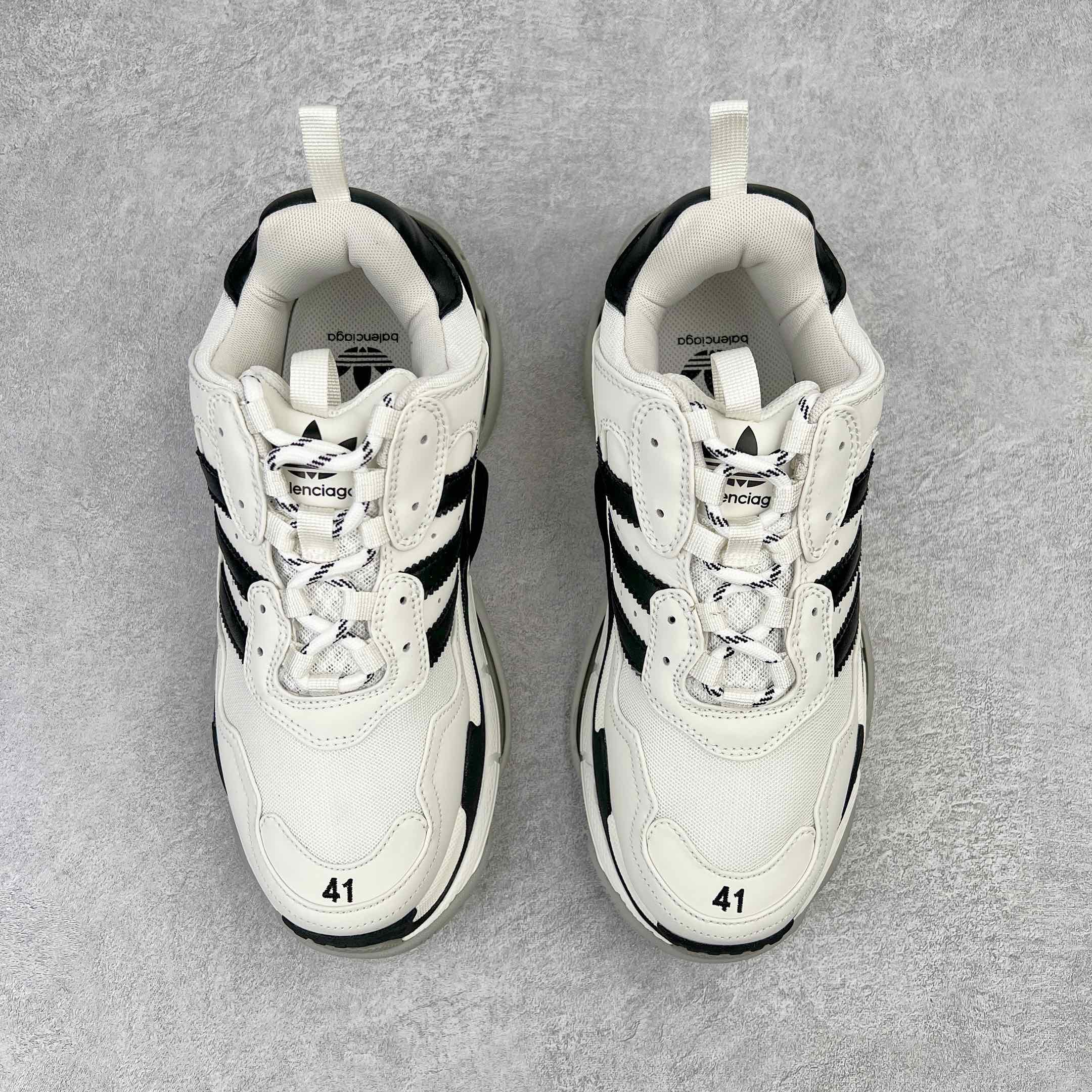 Adidas Balenciaga Track 巴黎世家 白色 老爹鞋 运动 复古板鞋 休闲鞋 男鞋 女鞋 710021W2ZB19112