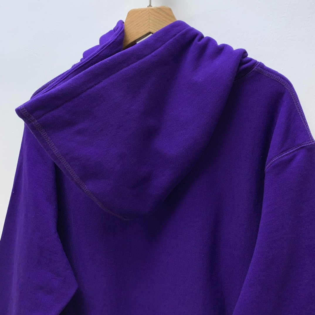[Copy]Supreme Week 15 Cross Box Logo Hooded Sweatshirt Logo 刺绣徽标 紫色 连帽卫衣 加绒加厚 宽松 男女同款 SUP-FW20-335