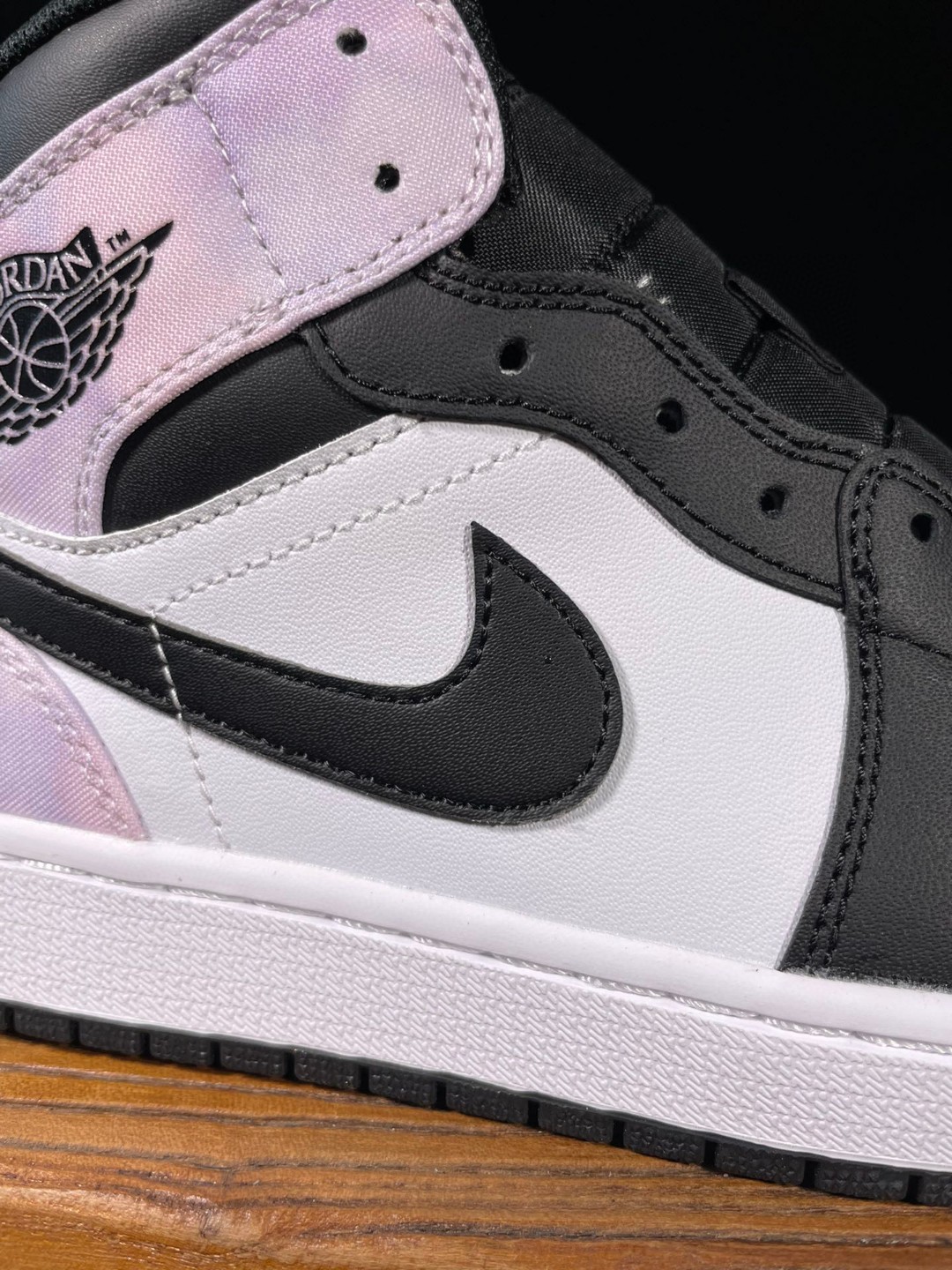 Air Jordan 1 Mid AJ1 SE Zen Master 黑白粉 扎染 篮球鞋 运动鞋 休闲鞋 男鞋 女鞋  DM1200-001