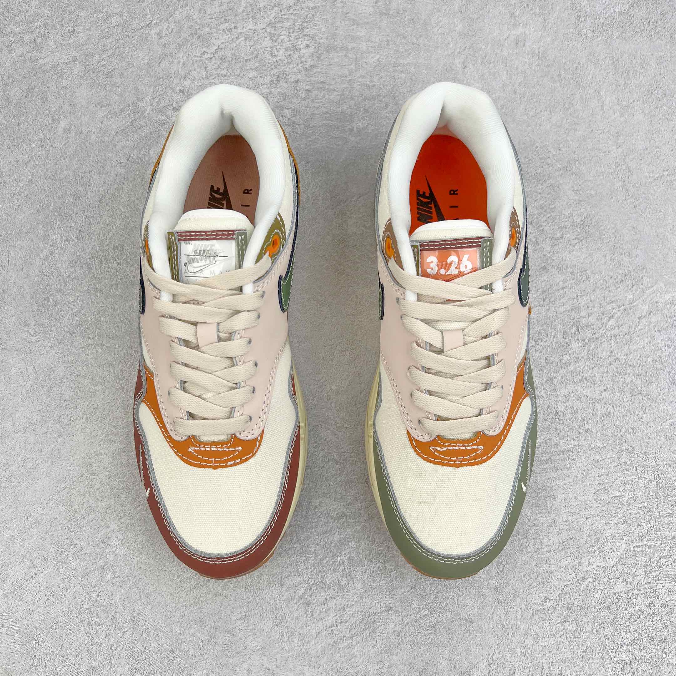 Air Max 1 Premium Wabi Sabi 白棕绿 低筒 减震运动鞋 休闲鞋 板鞋 男鞋 女鞋 DQ8656-133