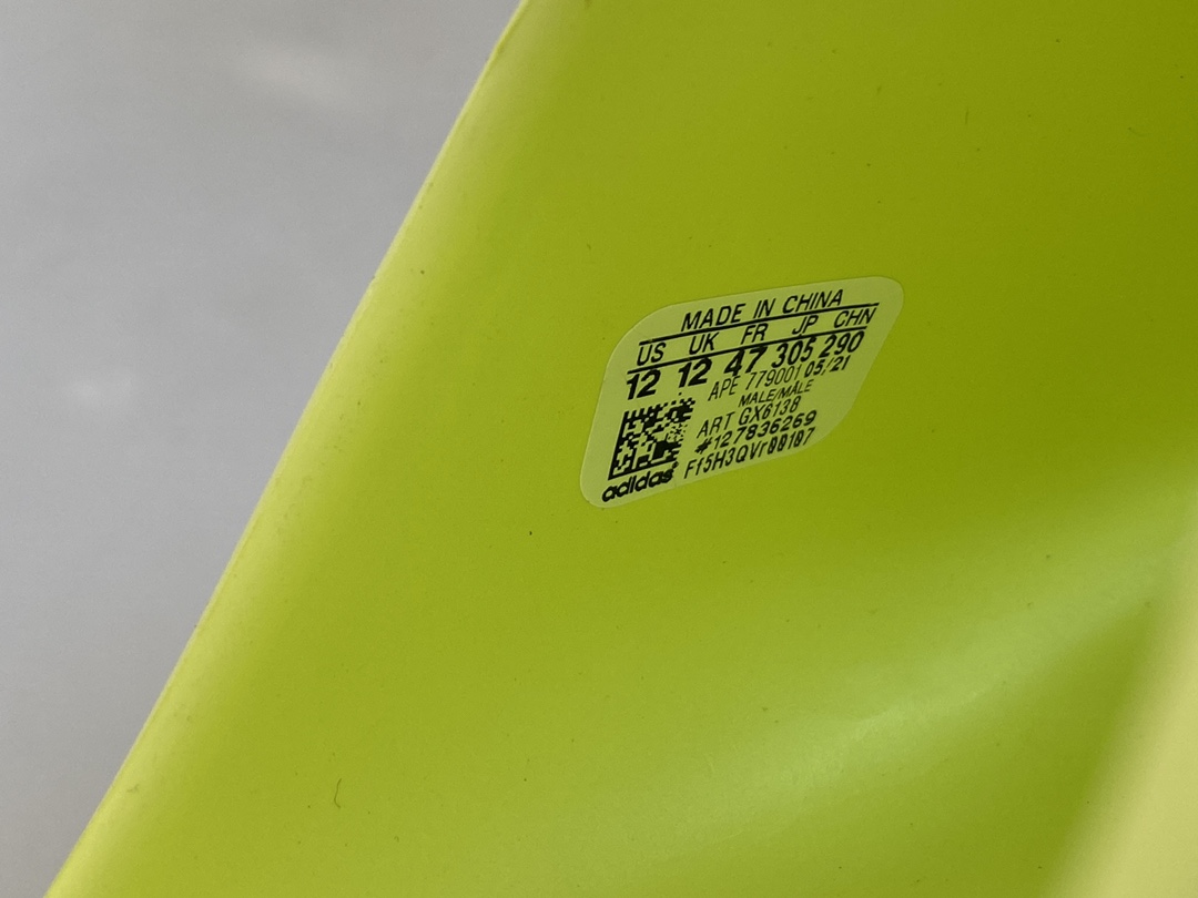 originals Yeezy Slide Glow Green 荧光绿 室外 室内拖鞋 沙滩鞋 男鞋 女鞋 GX6138