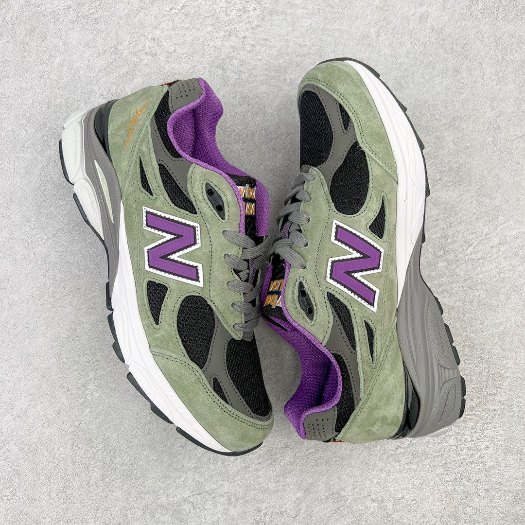 New Balance 990 V3 Teddy Made 军绿色 低筒 复古跑鞋 休闲鞋 板鞋 运动鞋 男鞋 女鞋 M990TC3