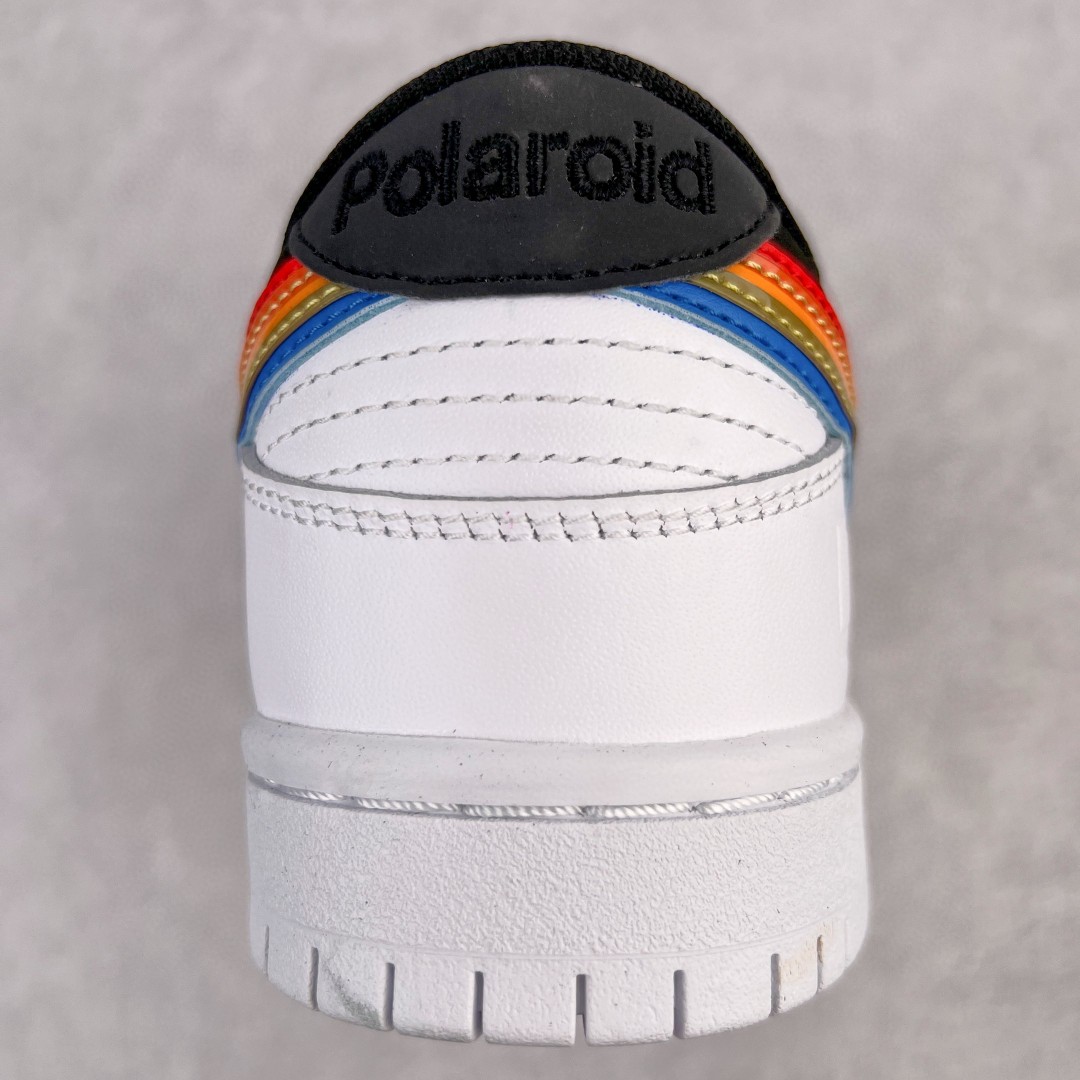  Polaroid x SB Dunk Low Pro QS Beyond the Rainbow 宝丽来联名 黑彩虹 黑白 低筒 板鞋 休闲鞋 男鞋 女鞋 DH7722-001