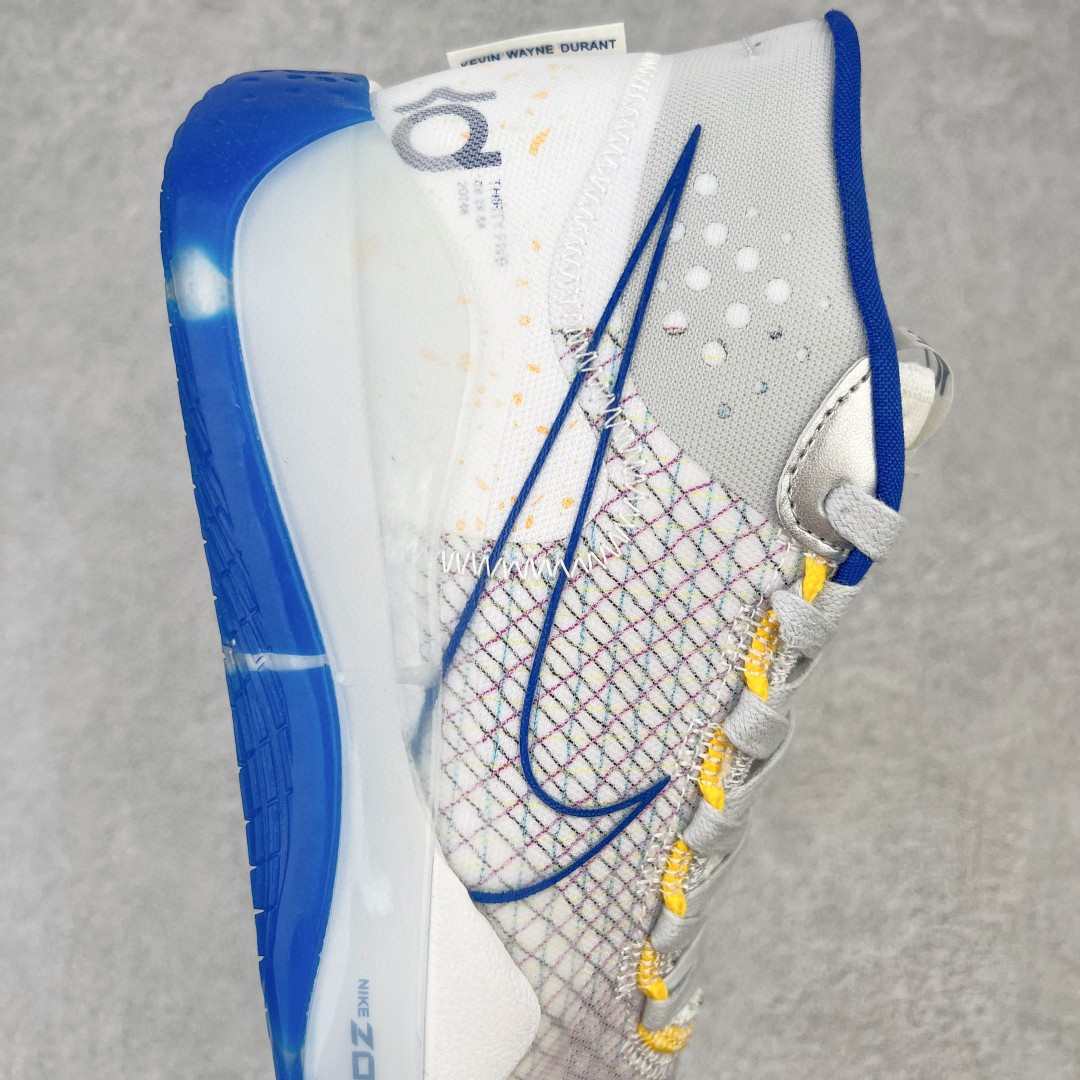 Zoom KD 12 杜兰特12 白蓝 高筒 减震防滑 实战鞋 篮球鞋 运动鞋 男鞋 AR4230-100