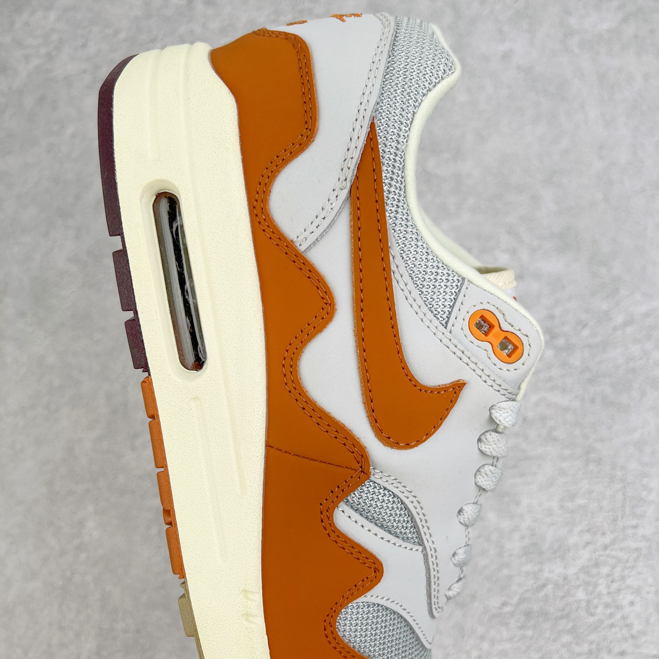 Patta Air Max 1  Monarch 灰棕 波浪纹 低筒 减震运动鞋 休闲鞋 板鞋 男鞋 女鞋 DH1348-001