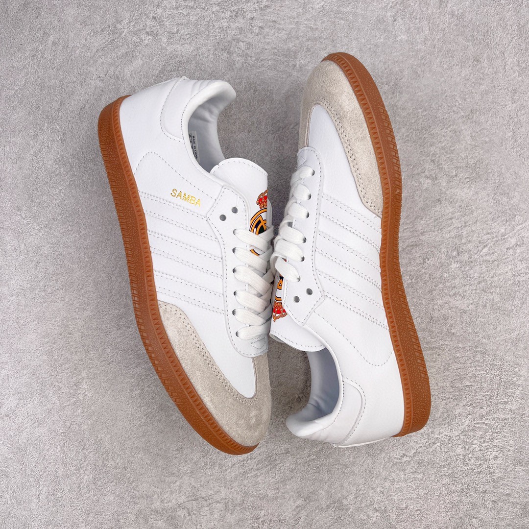 Adidas Originals Samba Team 白灰 低筒 复古板鞋 休闲鞋 男鞋 女鞋  