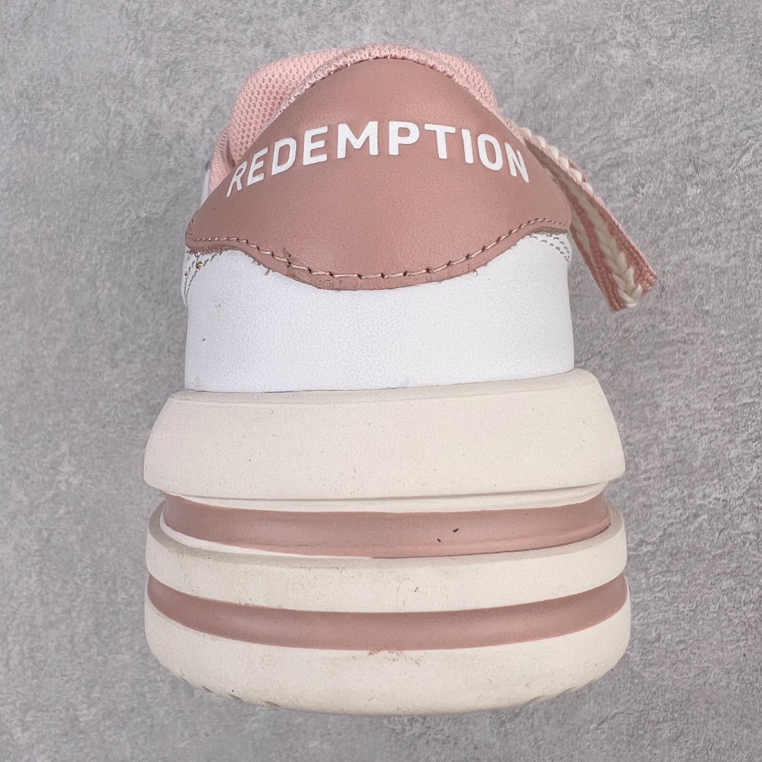 The Last Redemption Spacecourt系列 粉色 低筒 复古休闲鞋 板鞋 运动鞋 男鞋 女鞋 TLR22SS11200102PK