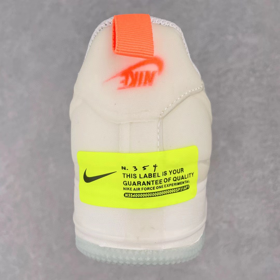 Air Force 1 Low Experimental Sail 米白橘 海绵 低筒 休闲鞋 板鞋 男鞋 女鞋  CV1754-100