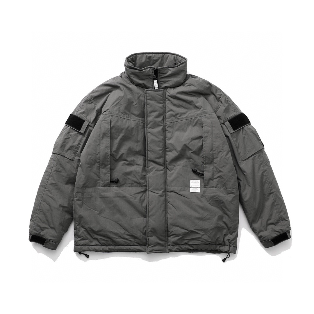 MADNESS PUFFER JACKET 夹棉防风棉服 灰色 夹克 长袖 外套 秋冬款 男女同款