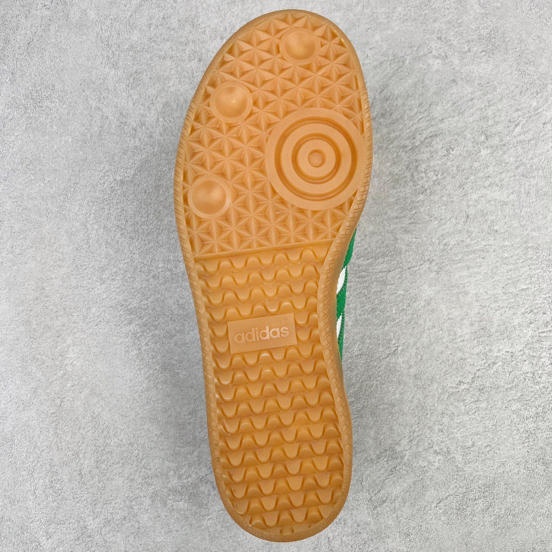 SPORTY & RICH adidas originals Samba OG 白绿 低筒 复古板鞋 休闲鞋 男鞋 女鞋 HQ6075
