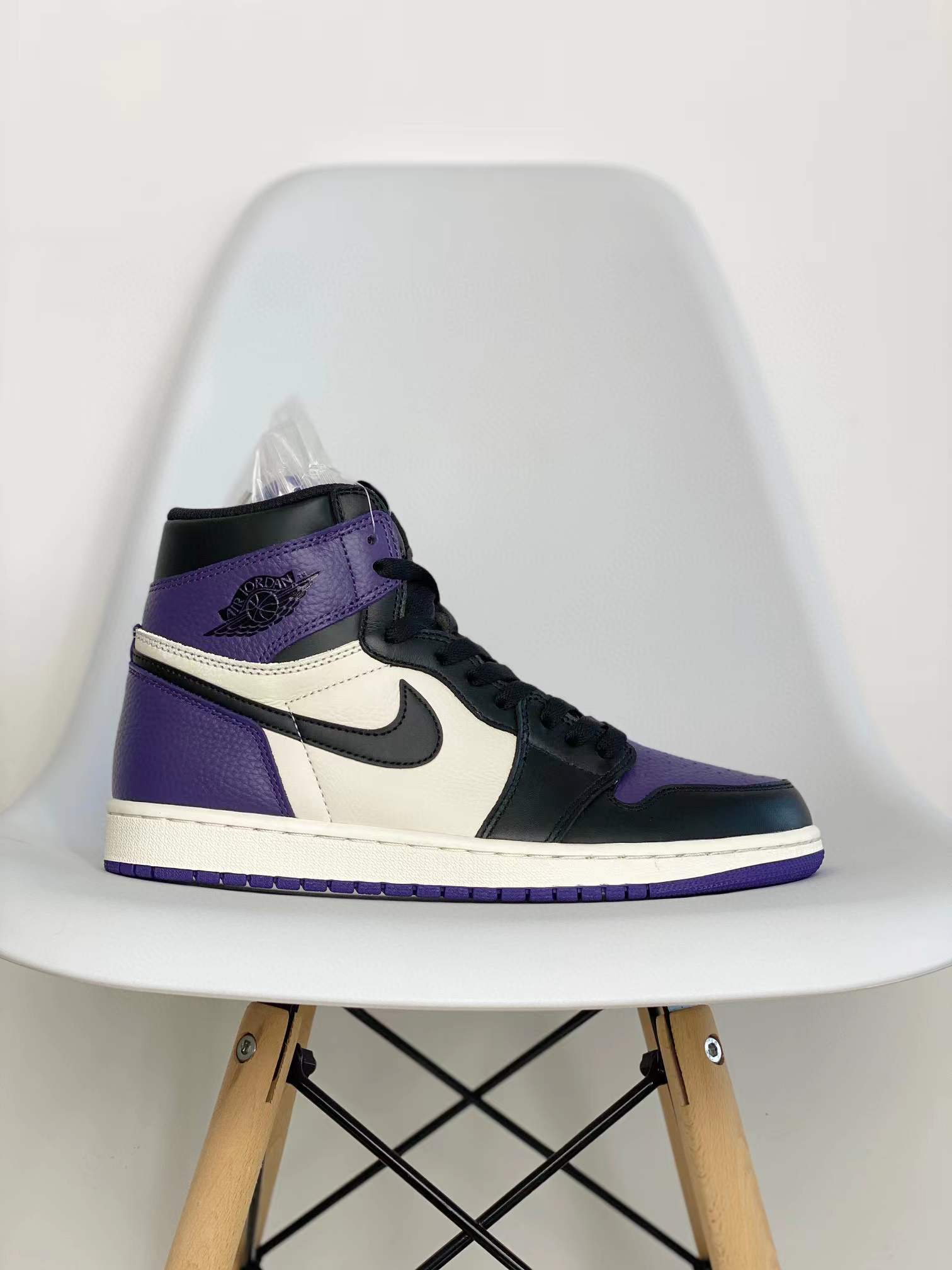 Air Jordan 1 AJ1 Retro Court Purple 黑紫腳趾 篮球鞋 高筒 休闲鞋 男鞋 板鞋  555088-501