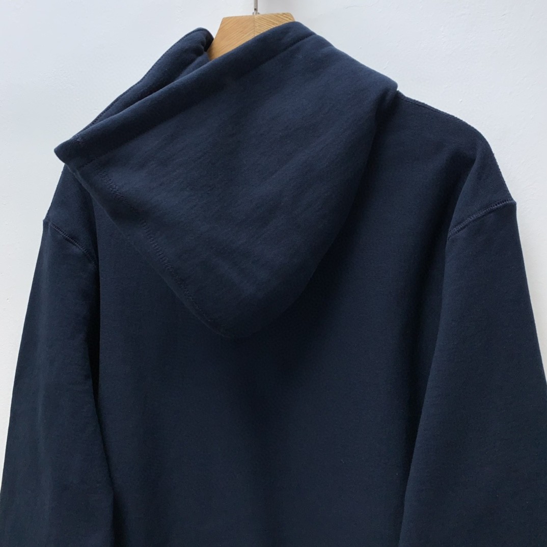 Supreme Week 15 Cross Box Logo Hooded Sweatshirt Logo 刺绣徽标 深蓝色 连帽卫衣 加绒加厚 宽松 男女同款 SUP-FW20-335