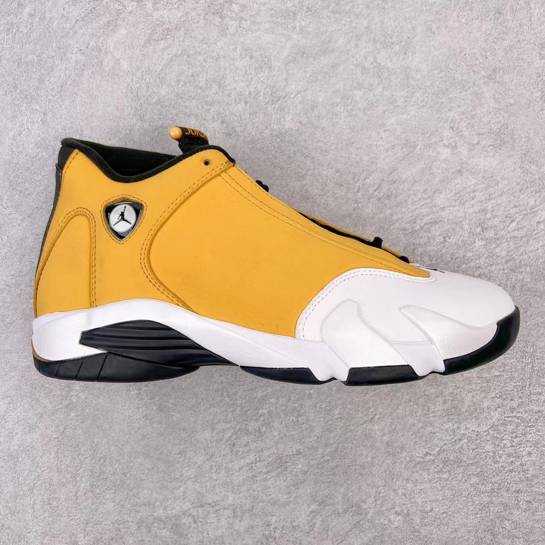 Air Jordan 14  Retro Ginger 黑白黄 法拉利姜黄 AJ1 14 篮球鞋 球鞋 实战鞋 男鞋 487471-701