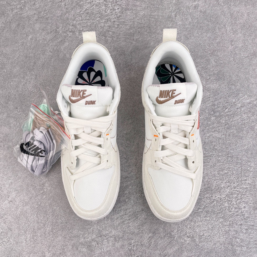   Dunk Low Disrupt 2 Pale lvory 米色 低筒 复古板鞋 休闲鞋 男鞋 女鞋 DH4402-100