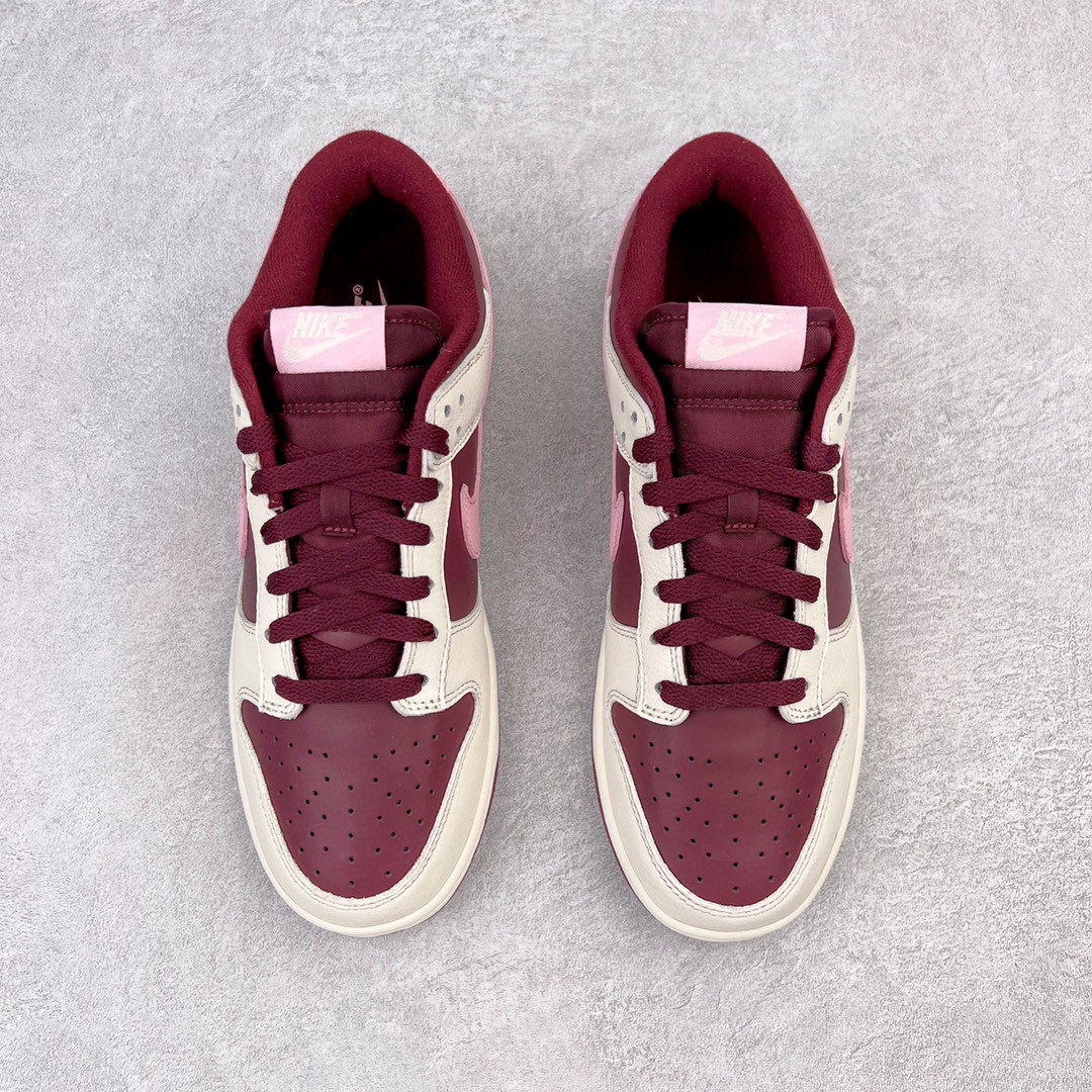 Dunk Low Valentine's Day 酒红色 低筒 复古板鞋 休闲鞋 男鞋 女鞋 DR9705-100
