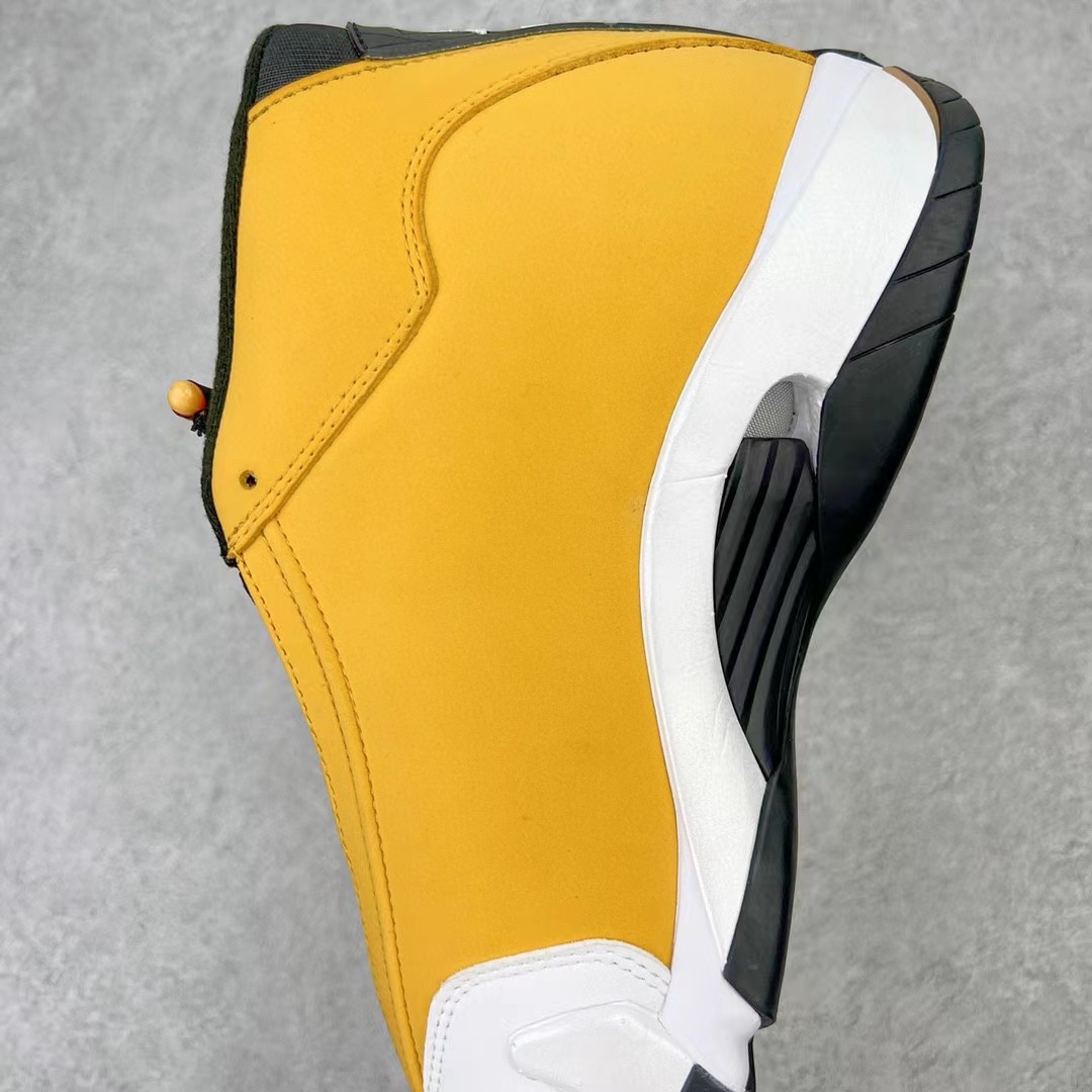 Air Jordan 14  Retro Ginger 黑白黄 法拉利姜黄 AJ1 14 篮球鞋 球鞋 实战鞋 男鞋 487471-701