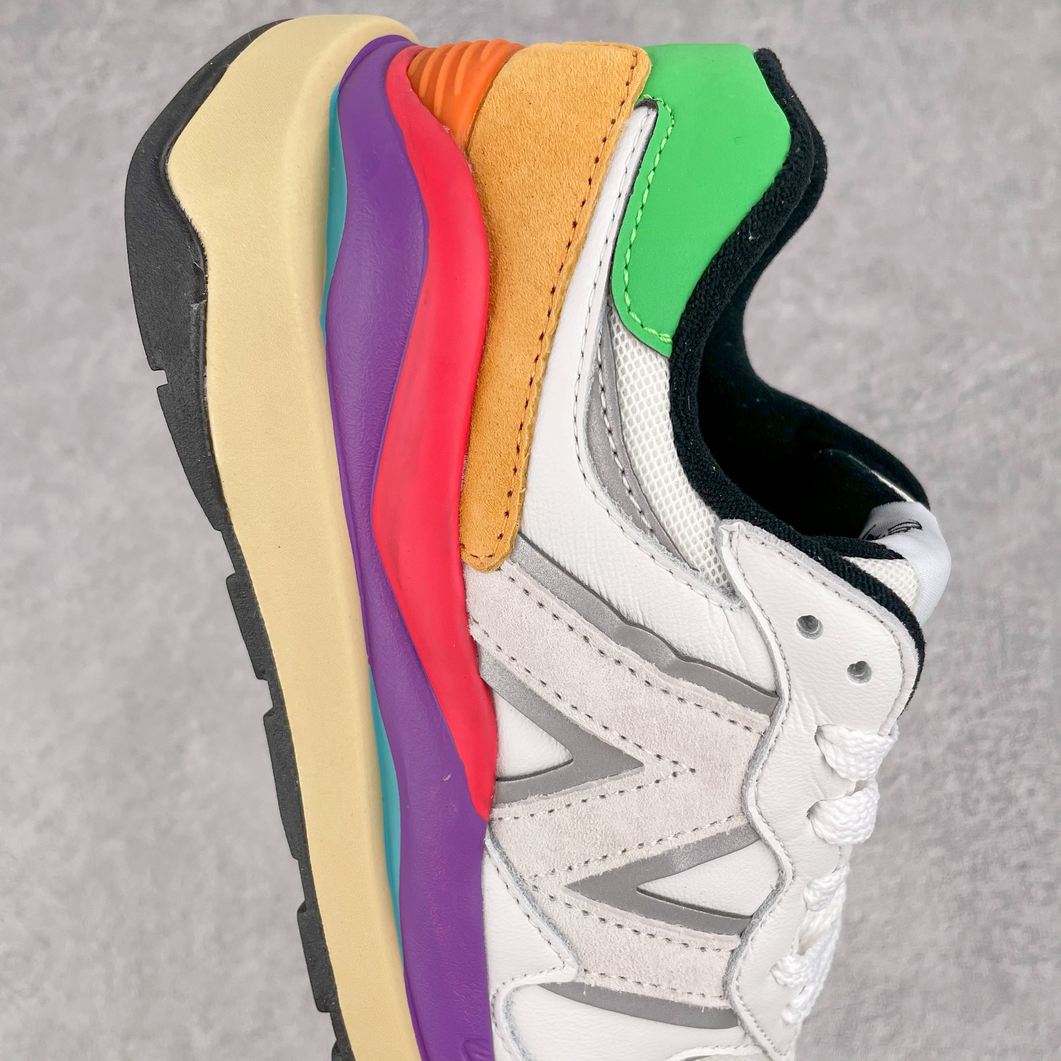 New Balance  NB5740 白色 拼接 低筒 复古慢跑鞋 板鞋 运动鞋 休闲鞋 男鞋 女鞋 M5740LA