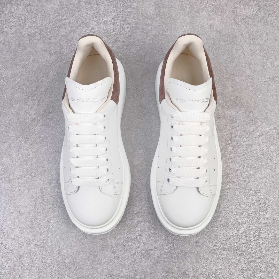 Alexander McQueen 麦昆 白棕 低筒 板鞋 休闲鞋 厚底鞋 增高鞋 男鞋 女鞋 553680WIBN29784