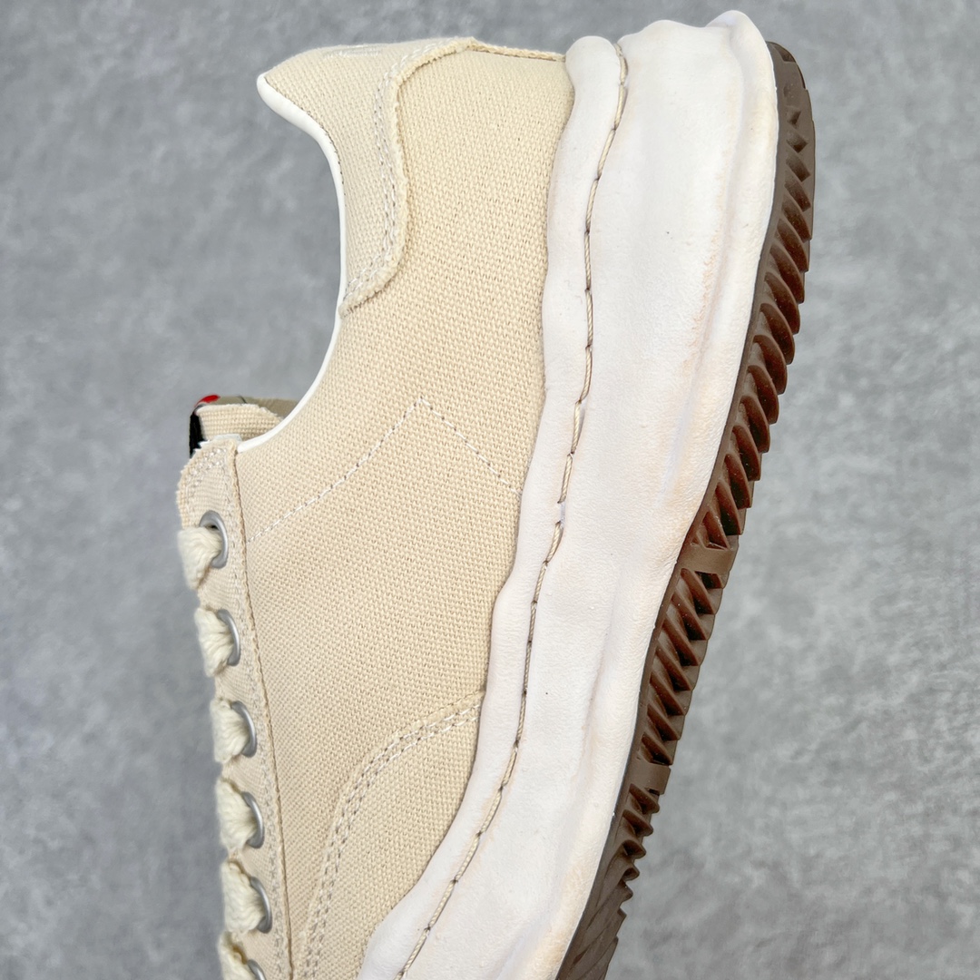 MIHARA YASUHIRO Original MMY 三原康裕 米黄 做旧  低筒 溶胶鞋 帆布鞋 板鞋 休闲鞋 增高鞋 男鞋 女鞋 A08FW710