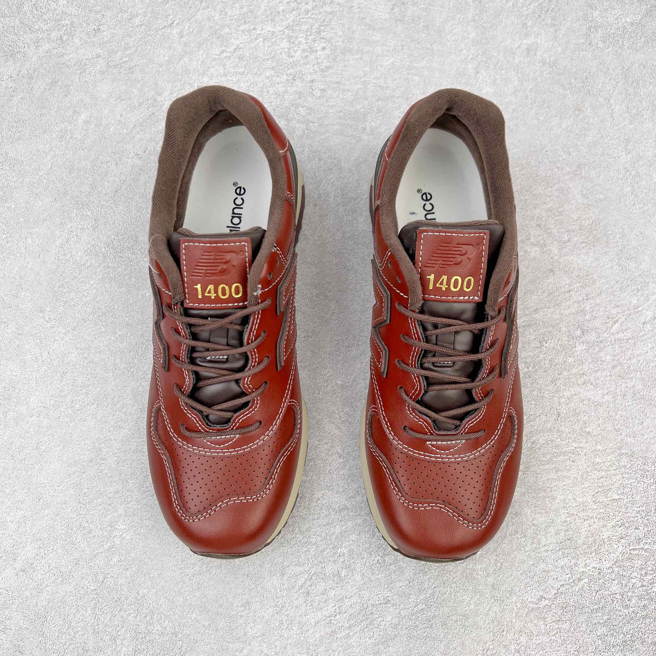 New Balance NB1400 红棕色 皮面 低筒 复古跑鞋 休闲鞋 板鞋 运动鞋 男鞋 女鞋  