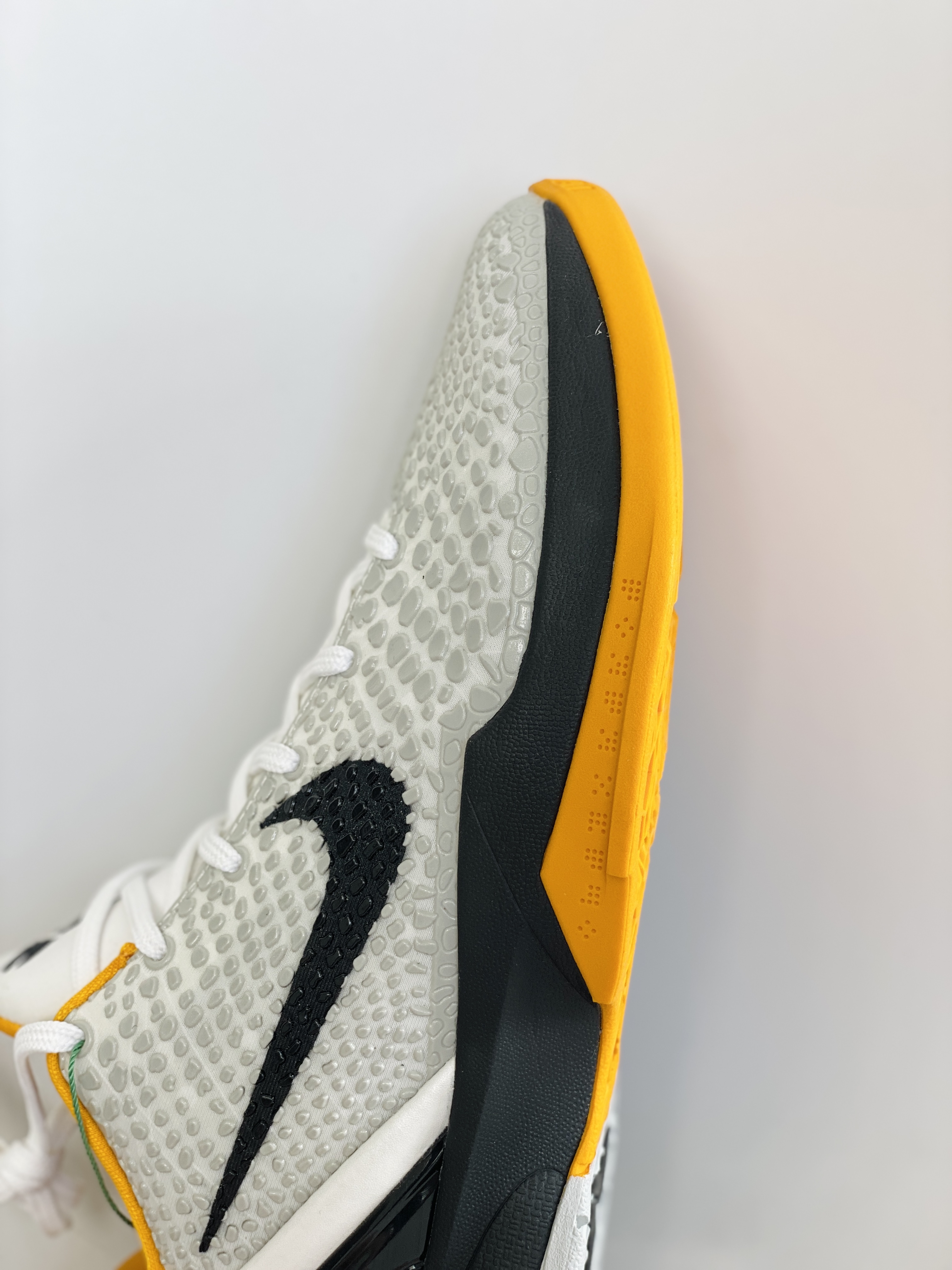 S2外贸 KOBE6 White Del Sol 季後賽 2021復刻 前掌氣墊 科比 6 低筒 球鞋 籃球鞋 實戰鞋 前後氣墊 真碳板 男鞋 CW2190-100