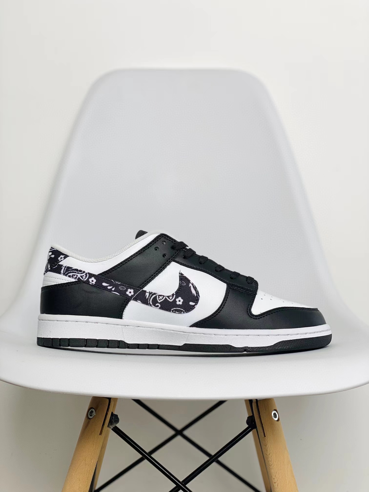  dunk Low ESS Black Paisley 黑白 腰果花  低筒 复古板鞋 休闲鞋 男鞋 女鞋 DH4401-100