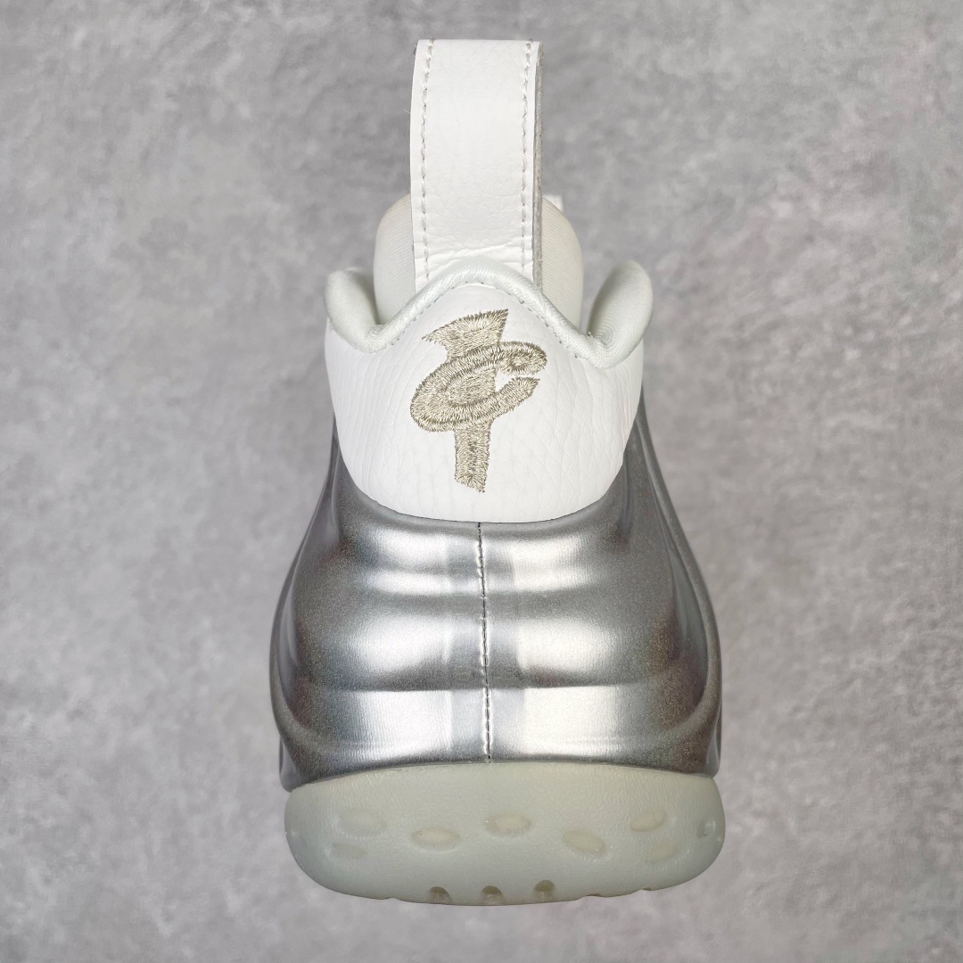 NIKE Air Foamposite One Chrome White 银喷 喷泡 篮球鞋 男鞋 碳板 AA3963-100