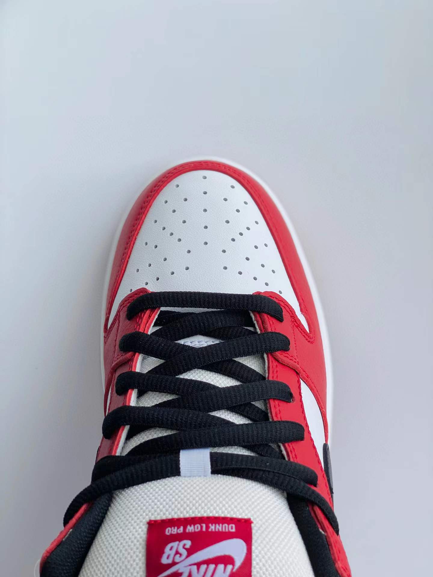  dunk Low Pro Chicago 芝加哥 白红 低筒 复古板鞋 休闲鞋 男鞋 女鞋  BQ6817-600