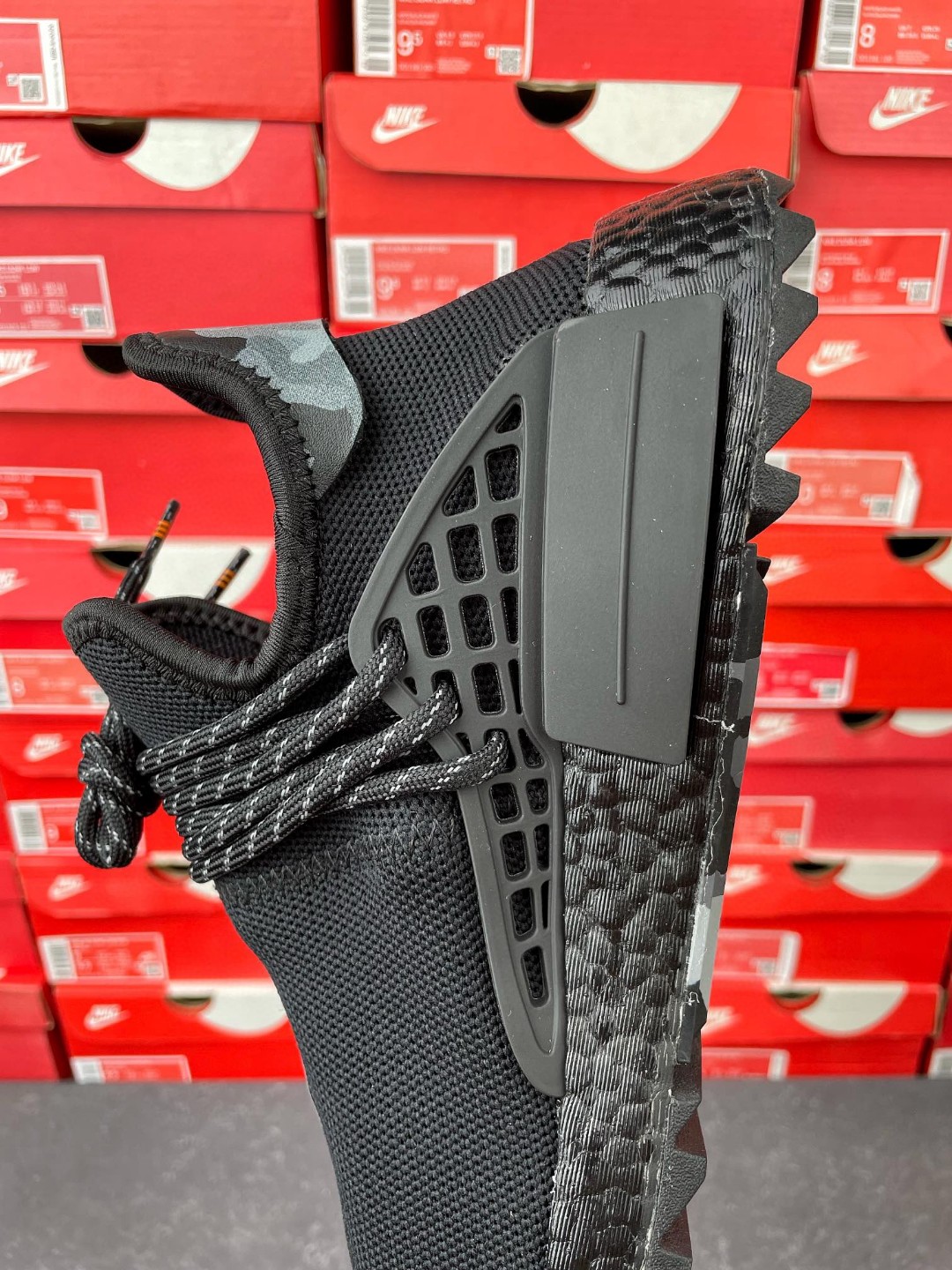 Pharrell Williams x adidas originals NMD HU Human Race Triple Black 菲董联名 黑武士 低筒 运动鞋 休闲鞋 男鞋 女鞋 