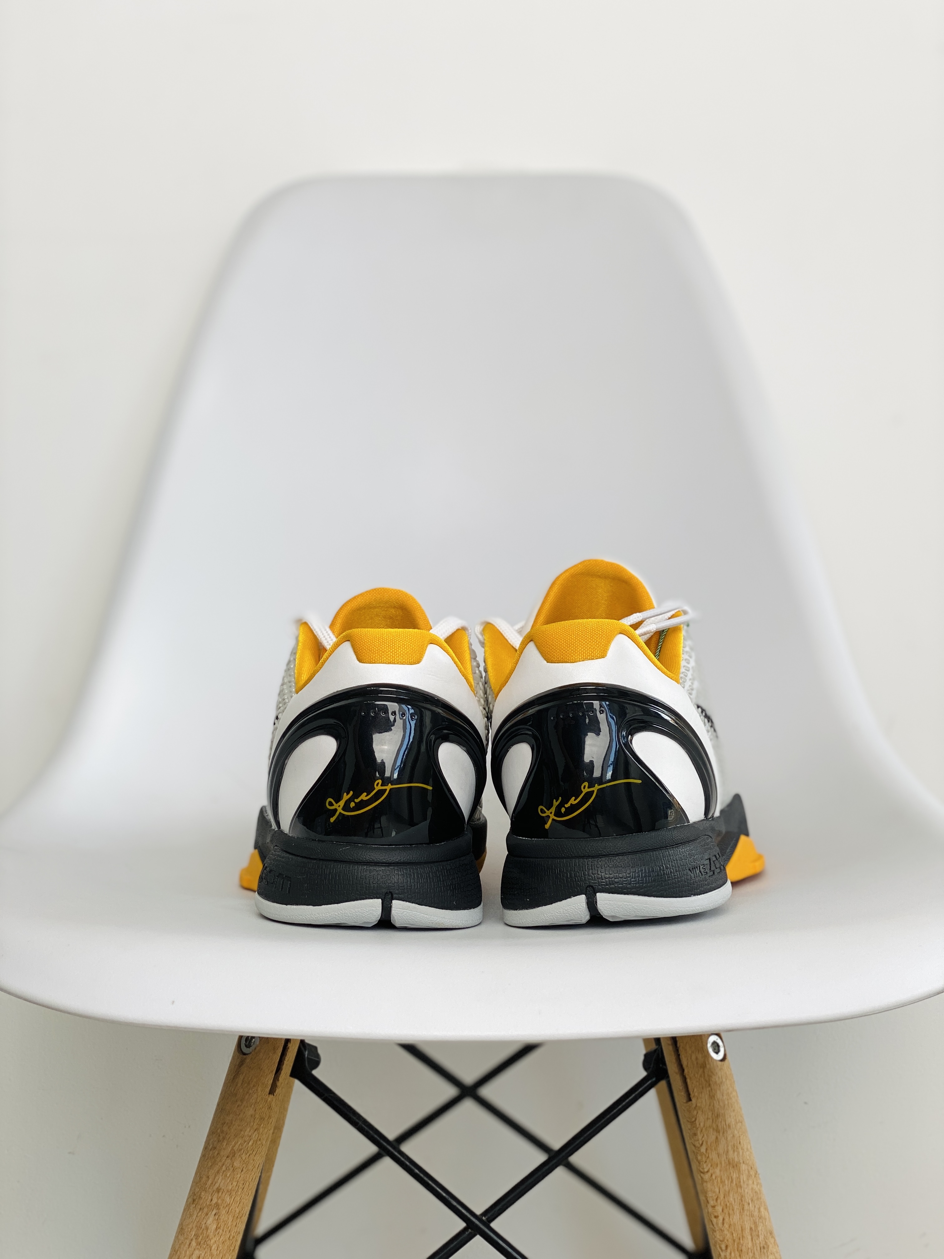 S2外贸 KOBE6 White Del Sol 季後賽 2021復刻 前掌氣墊 科比 6 低筒 球鞋 籃球鞋 實戰鞋 前後氣墊 真碳板 男鞋 CW2190-100