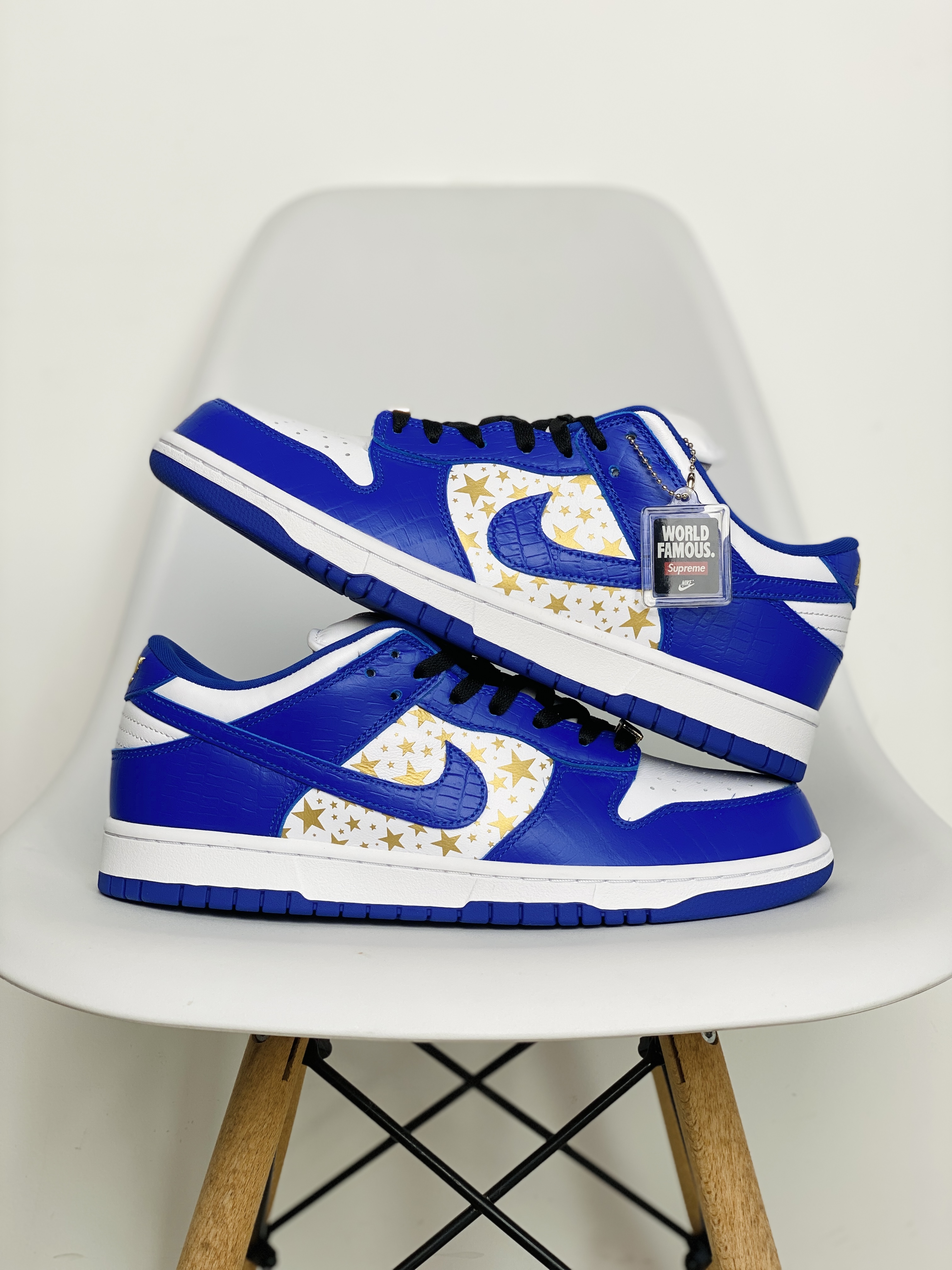 Supreme x SB Dunk Low Hyper Royal 联名 白金蓝 低筒 复古板鞋 休闲鞋 男鞋 女鞋 DH3228-100