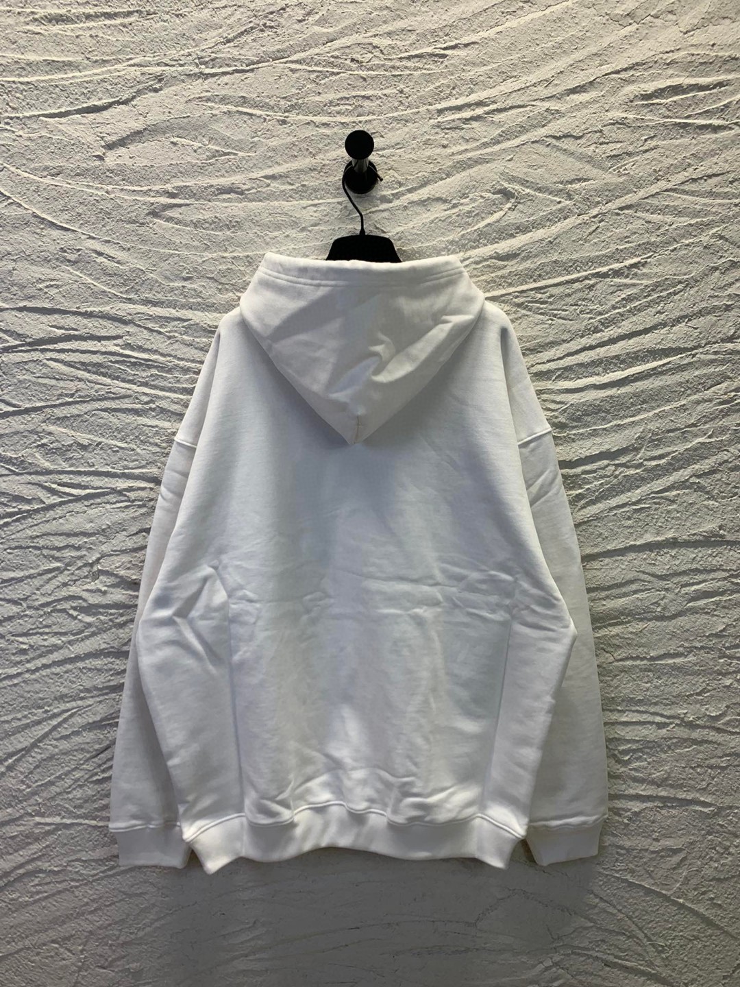 Balenciaga SS21 马拉松运动员 印花 白色 连帽卫衣 套头卫衣 长袖 秋冬 男女同款 641529TJVI71070