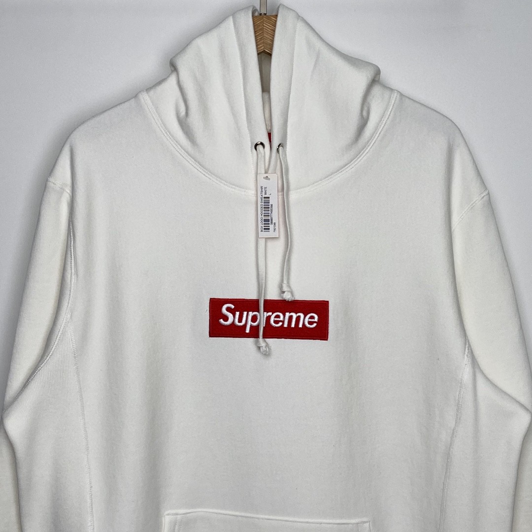 Supreme Week 16 Box Logo Hooded Sweatshirt Box Logo 徽标 白色 连帽卫衣 加绒 套头 宽松 男女同款 SUP-FW21-353