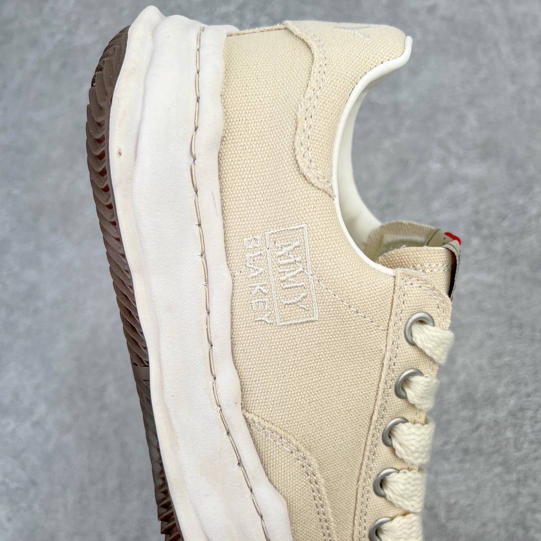 MIHARA YASUHIRO Original MMY 三原康裕 米黄 做旧  低筒 溶胶鞋 帆布鞋 板鞋 休闲鞋 增高鞋 男鞋 女鞋 A08FW710