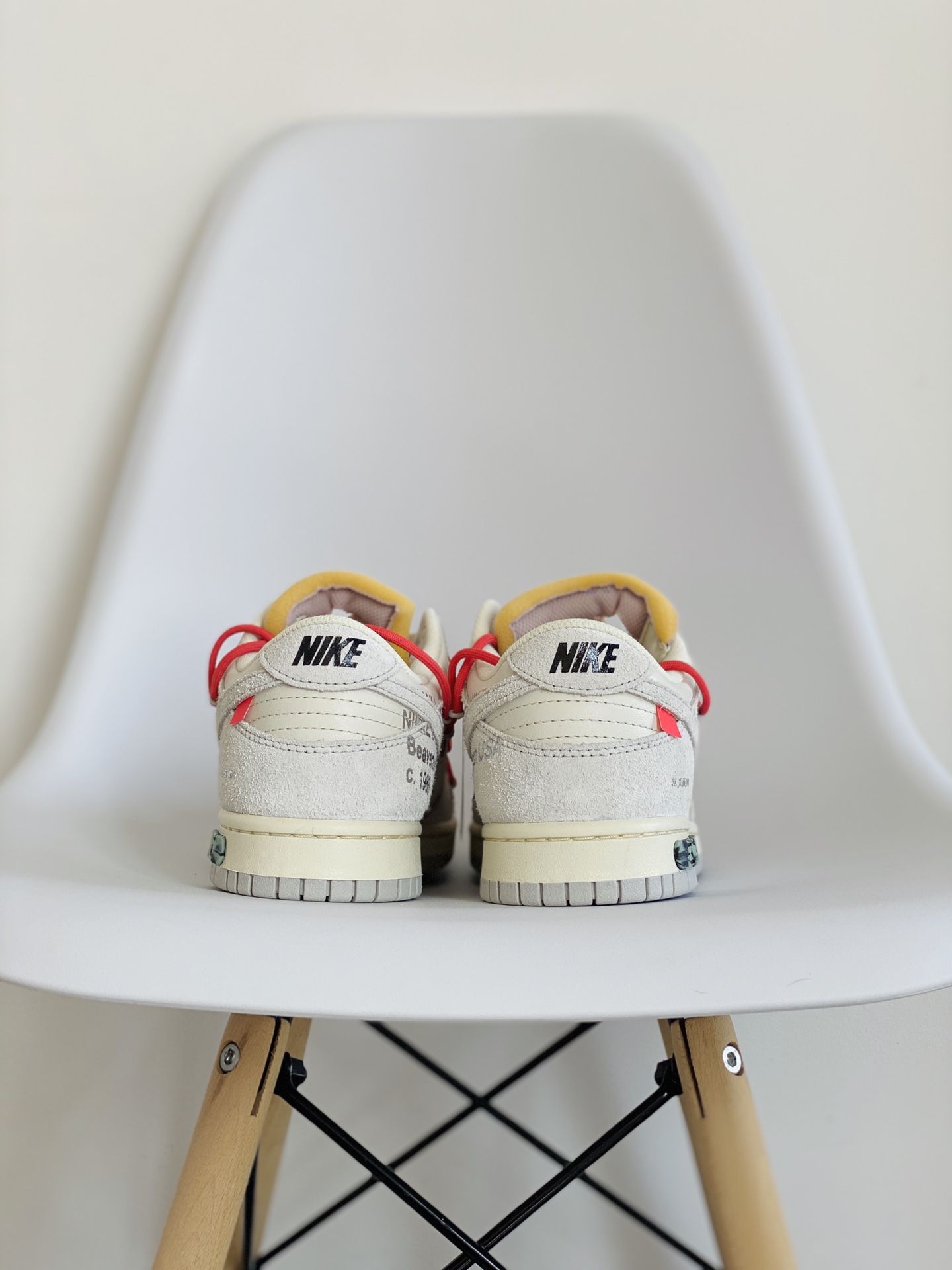 NO.33 Off-White Duunk  Low THE 50-33 灰白 麂皮 低筒 板鞋 休闲鞋 滑板鞋 男鞋 女鞋 DJ0950-118