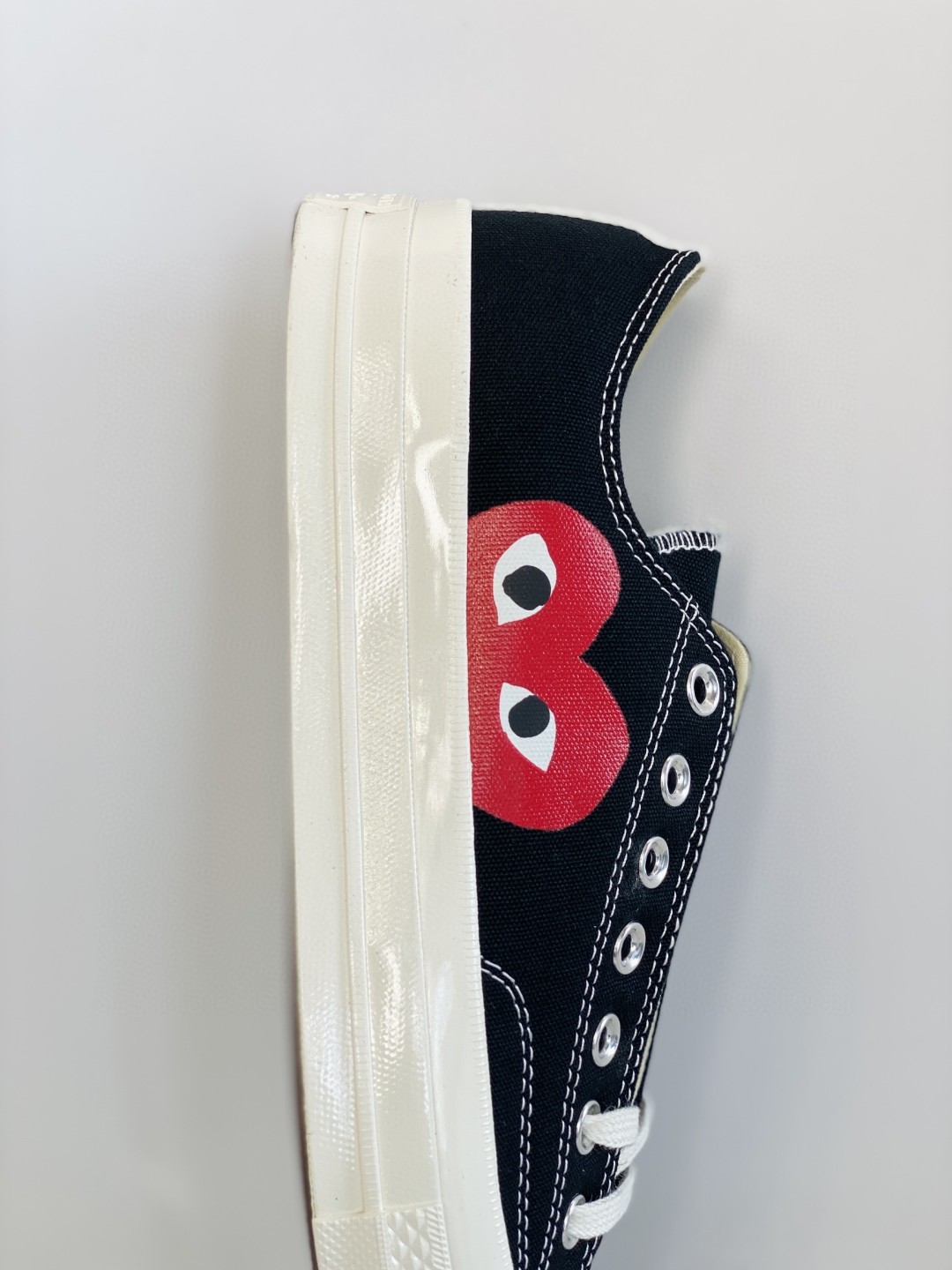  CDG Converse Chuck Taylor All Star 1970S 川久保玲 爱心联名款 黑色 低筒 帆布鞋 板鞋 休闲鞋  男鞋 女鞋 150206C