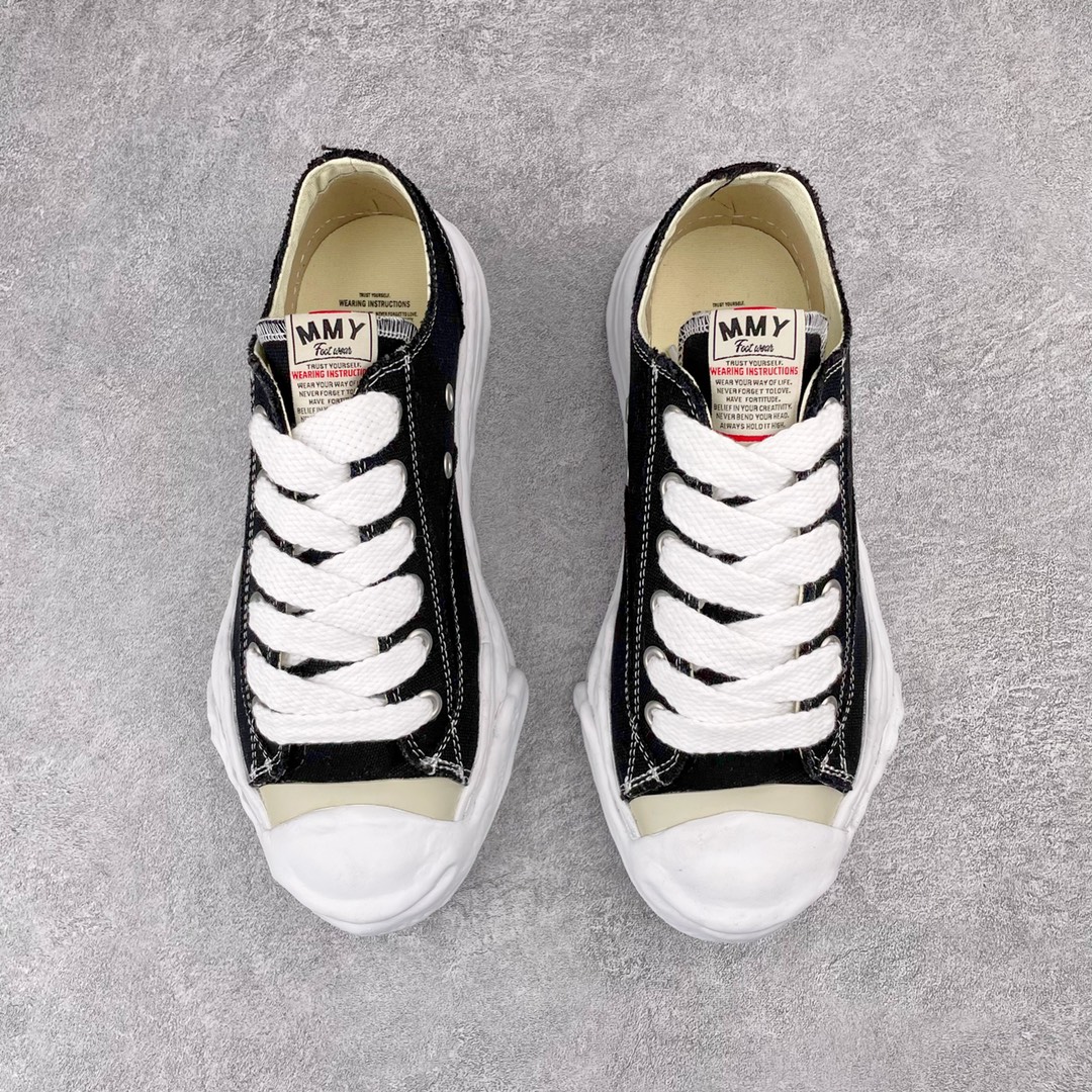 MIHARA YASUHIRO Original MMY 三原康裕 黑色 低筒 溶胶鞋 帆布鞋 板鞋 休闲鞋 增高鞋 男鞋 女鞋 A05FW702