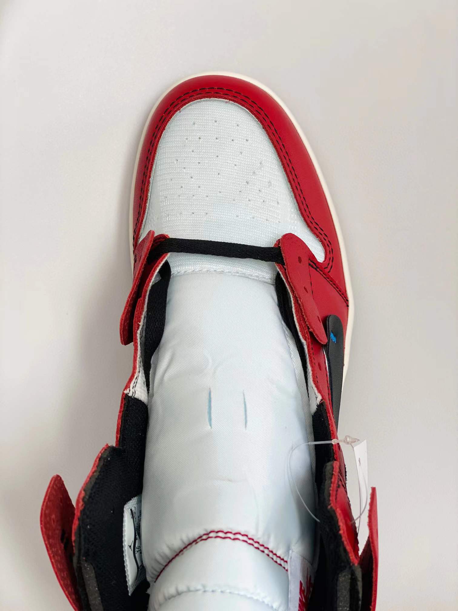 OFF-White Air Jordan 1 AJ1 Retro The Ten Chicago 芝加哥 白紅 聯名 篮球鞋 高筒 休闲鞋 男鞋 板鞋 AA3834-101