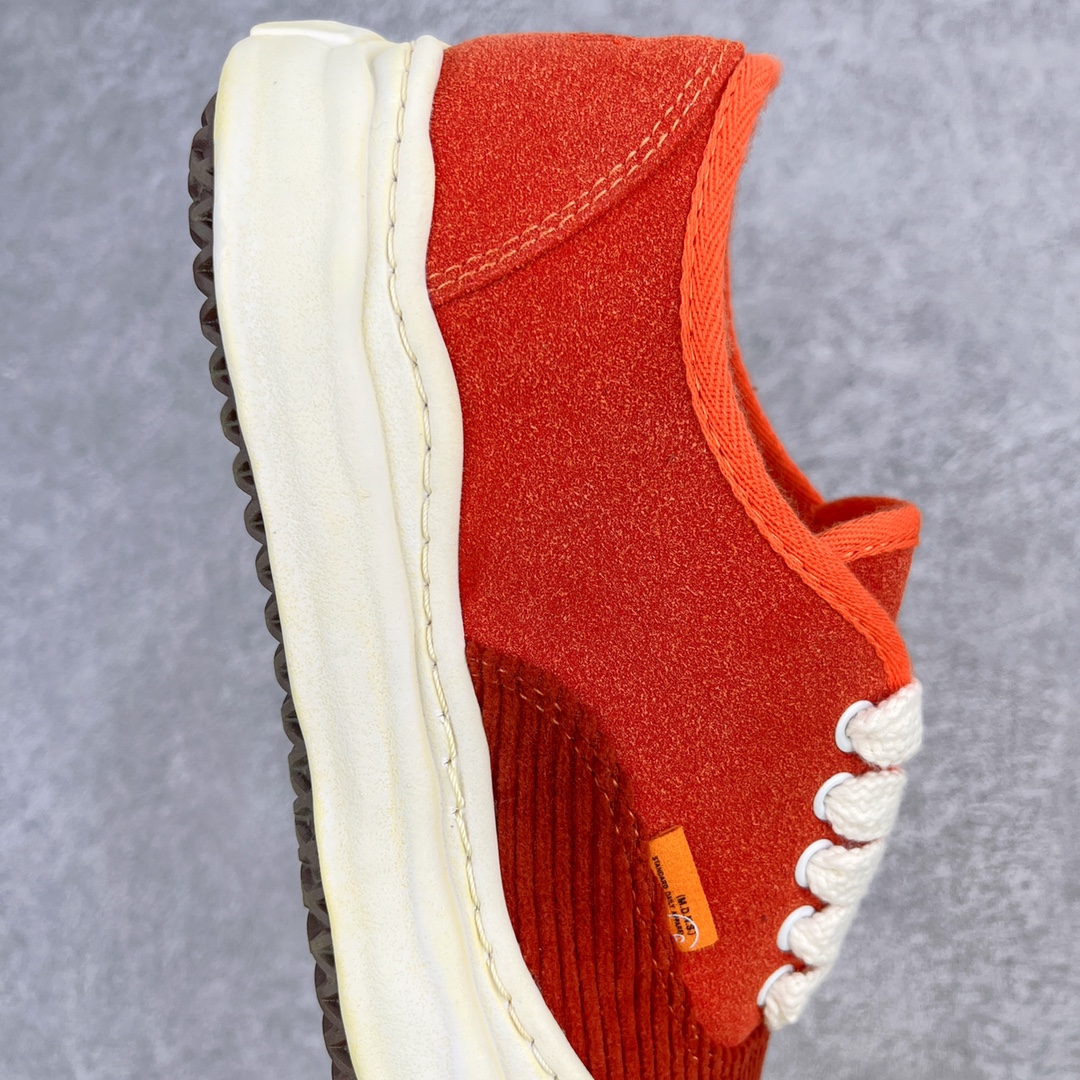 MIHARA YASUHIRO Original MMY 三原康裕 橙红 低筒 溶胶鞋 帆布鞋 板鞋 休闲鞋 增高鞋 男鞋 女鞋 