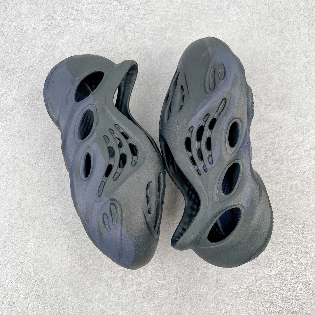 adidas originals Yeezy Foam Runner Mineral Blue 矿物蓝 低筒 洞洞鞋 休闲鞋 拖鞋 童鞋 GX8506 